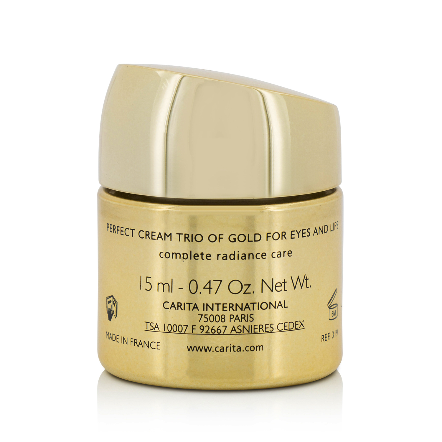 Carita 凱伊黛 抗老眼唇霜 Progressif Anti-Age Global Perfect Cream Trio Of Gold For Eyes & Lips 15ml/0.47oz