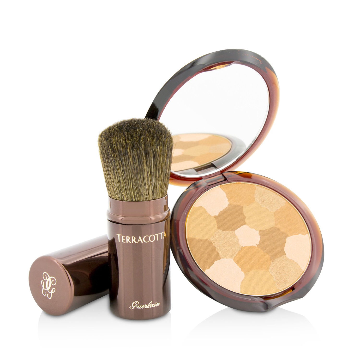 Guerlain Terracotta Bronzing Light Essential Set (1x Terracotta Light Sheer Bronzing Powder, 1x Applicator) 2pcs