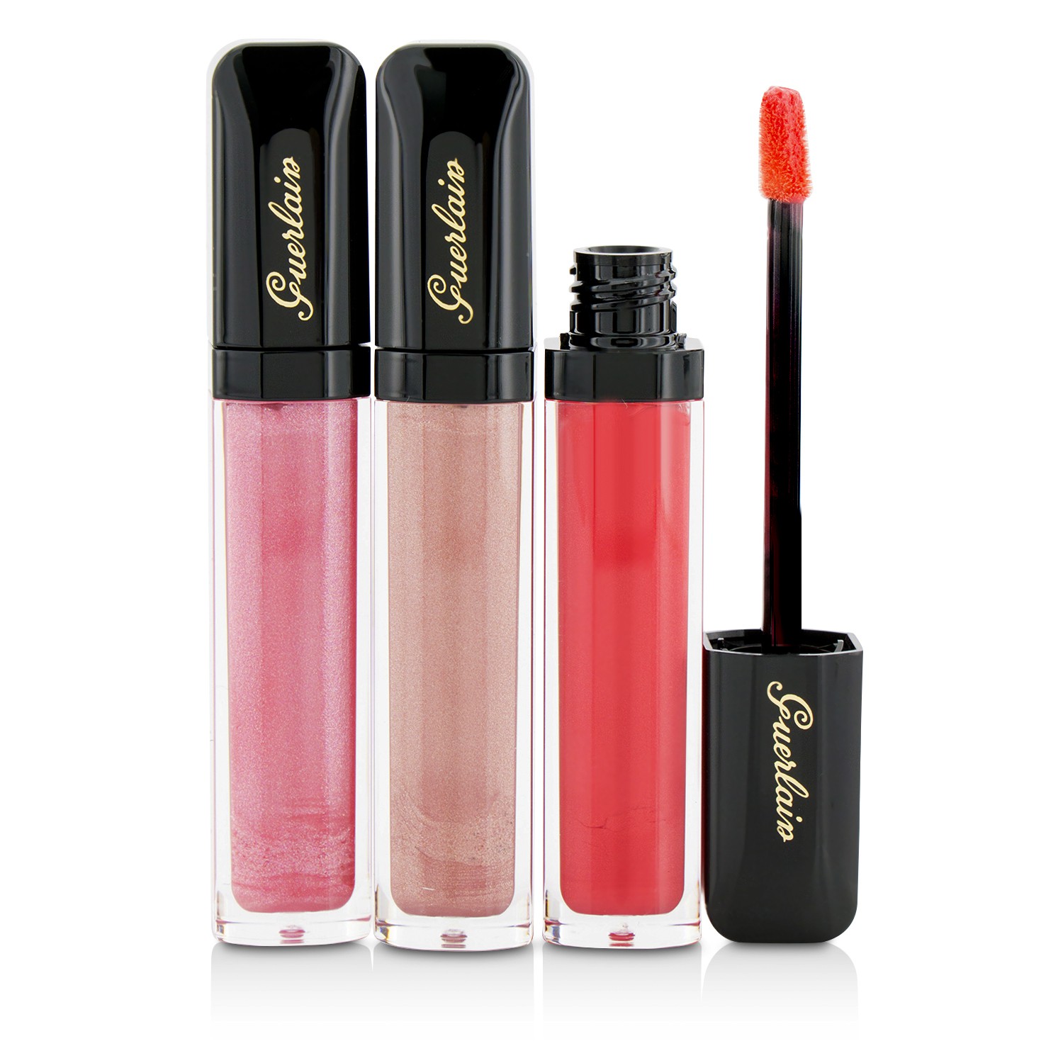 Guerlain Gloss D'enfer Maxi Shine Intense Colour & Shine Lip Gloss Trio: 3x Lip Gloss ( 3x7.5ml/0.25oz