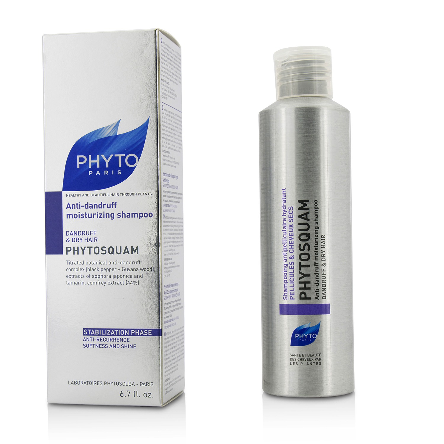 Phyto Phytosquam Anti-Dandruff Moisturizing Shampoo (Dandruff & Dry Hair) 200ml/6.7oz