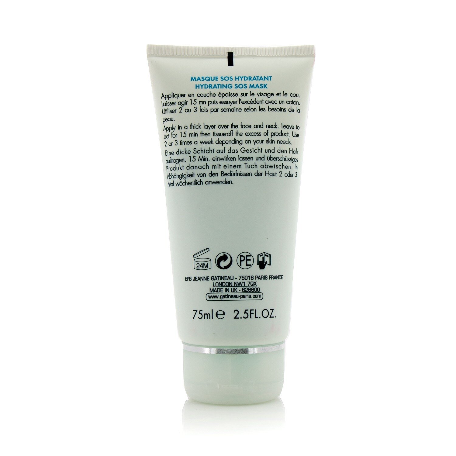 Gatineau Aquamemory High Hydration Cream-Mask - For Dehydrated Skin 75ml/2.5oz