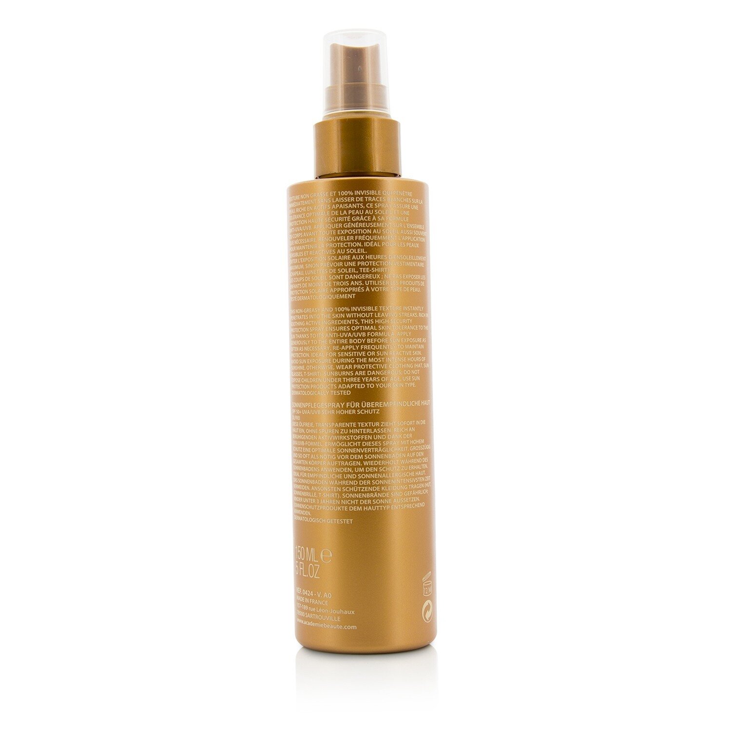 Academie Spray For Sun Intolerant Skin SPF 50+ - Oil Free 150ml/5oz