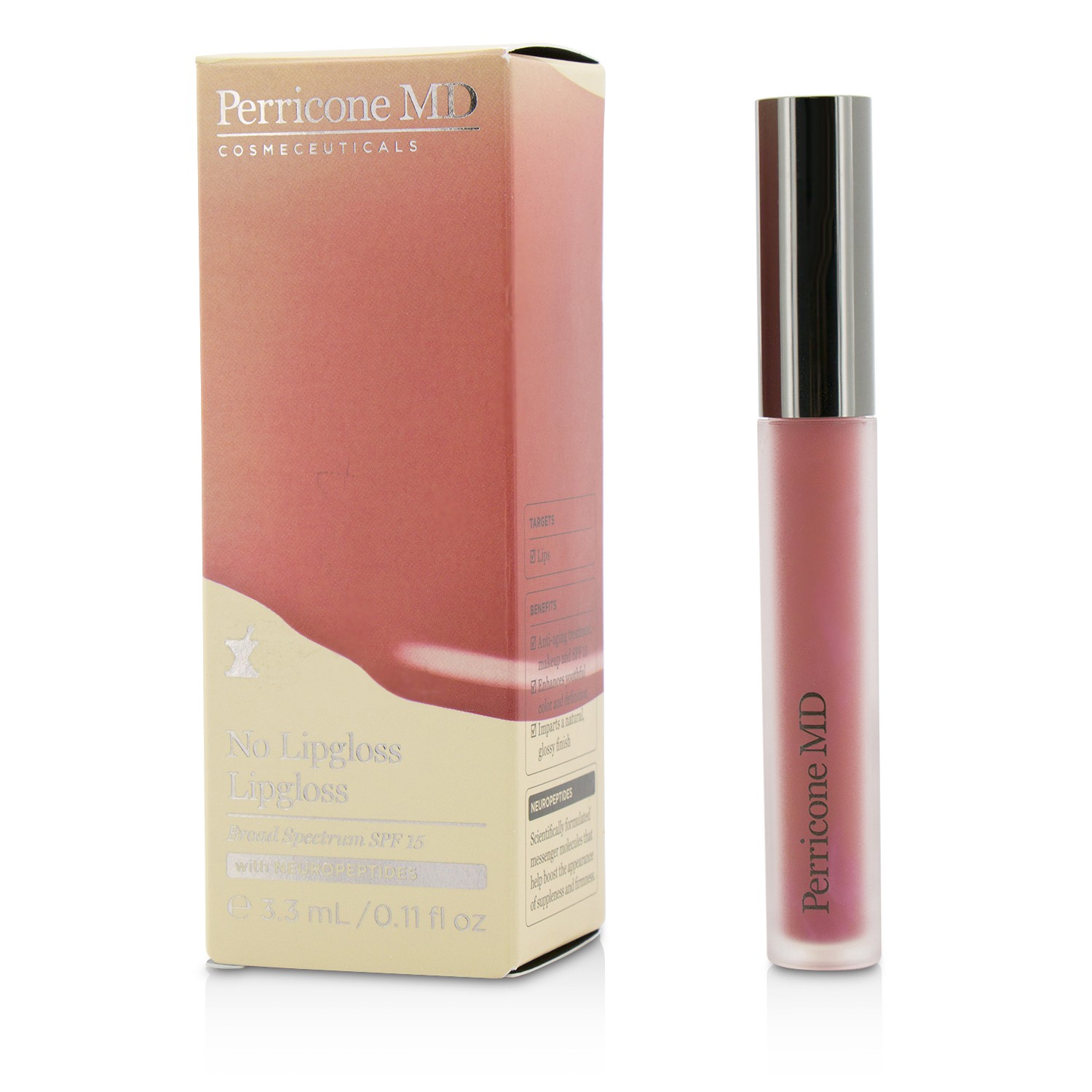 ドクターペリコン Perricone MD No Lipgloss Lipgloss SPF 15 3.3ml/0.11oz