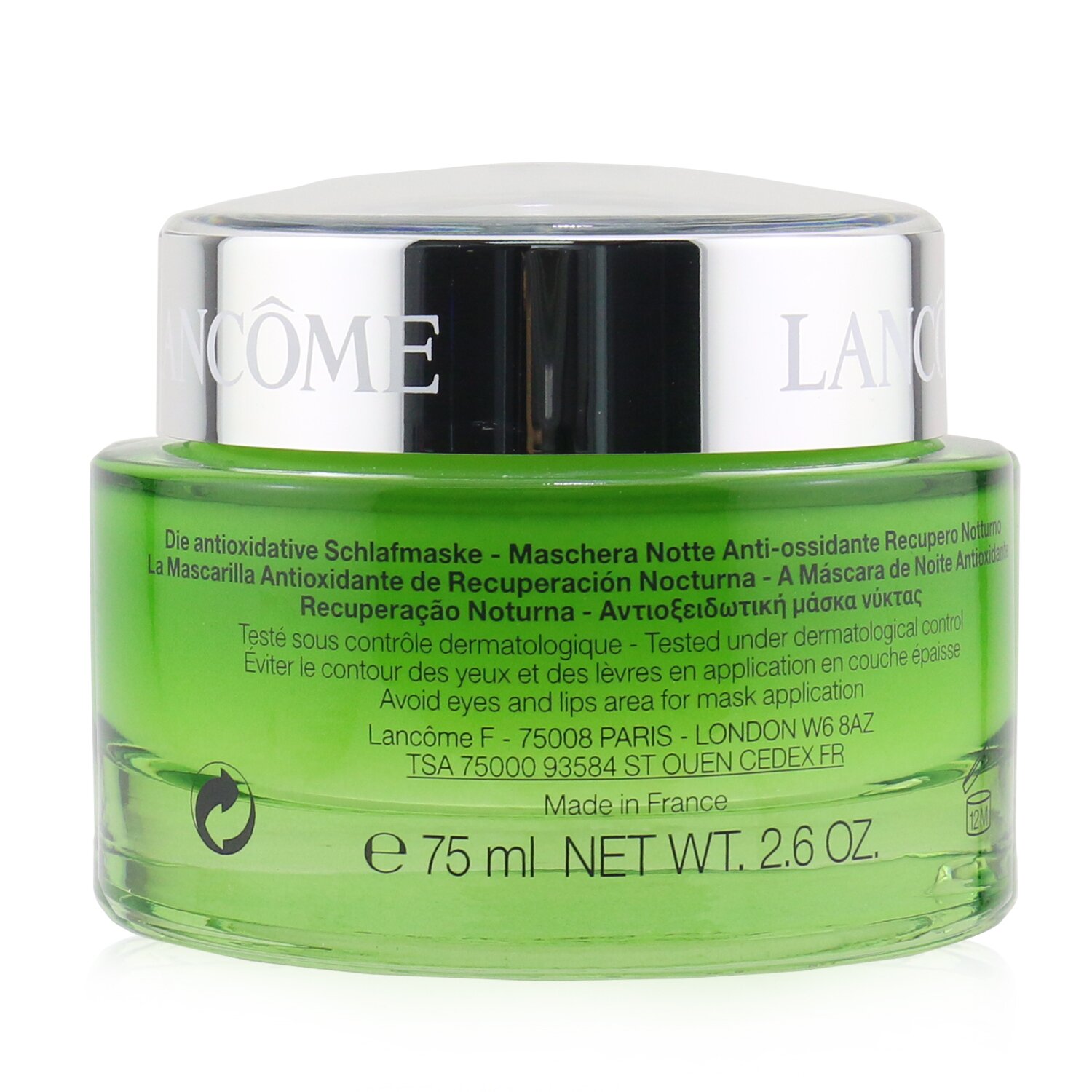 Lancome ماسك نوم ليلي Energie De Vie - لجميع أنواع البشرة وحتى الحساسة 75ml/2.6oz