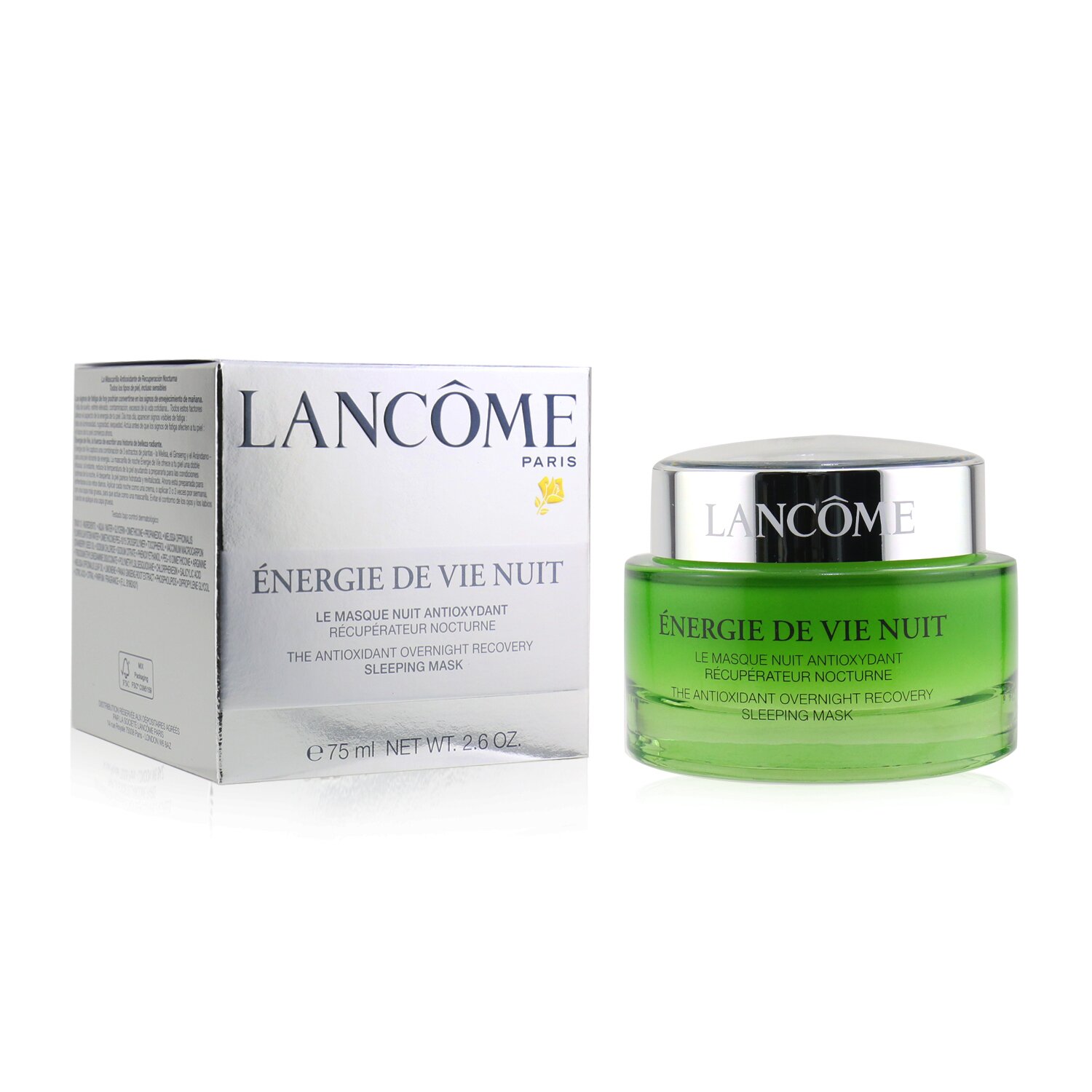 Lancome ماسك نوم ليلي Energie De Vie - لجميع أنواع البشرة وحتى الحساسة 75ml/2.6oz