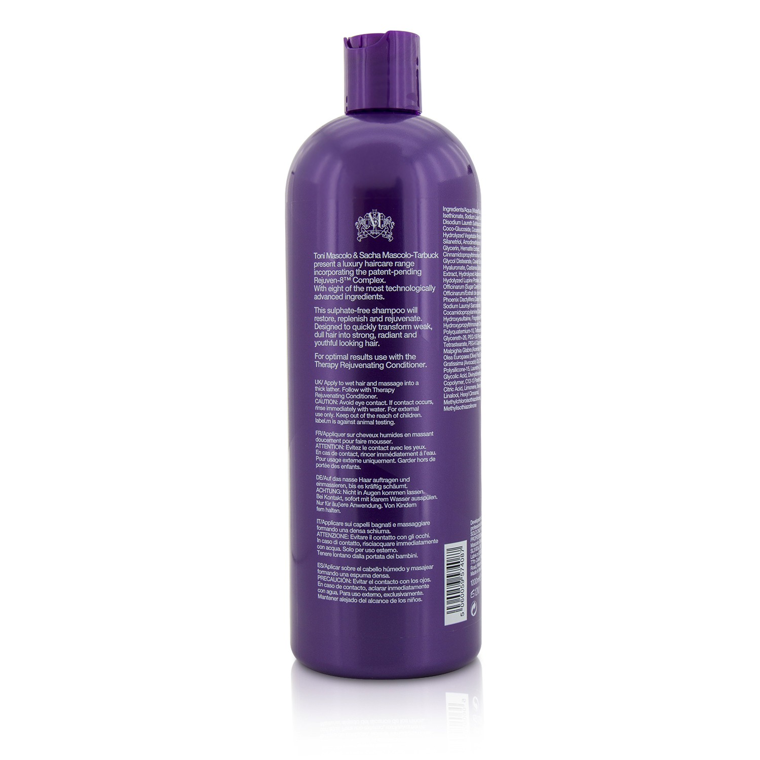 Label.M Label.m Therapy Rejuvenating Shampoo (Gently Cleanse While Restoring, Replenishing and Rejuvenating 1000ml/33.8oz