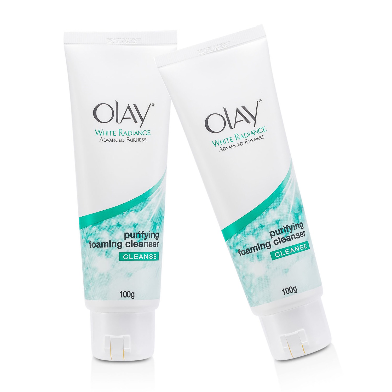 Olay White Radiance Purifying Foaming Cleanser Decode (Duo Pack; Unboxed) 2x100ml/3.3oz