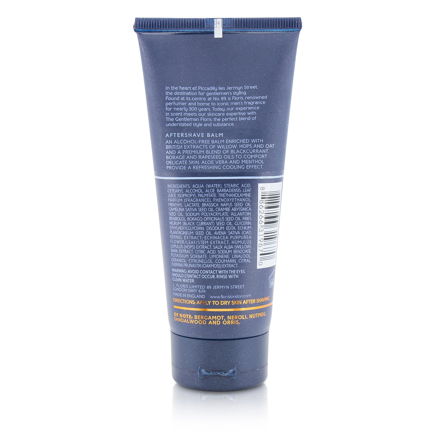 Floris No 89 After Shave Balm (Tube, New Packaging) 100ml/3.4oz