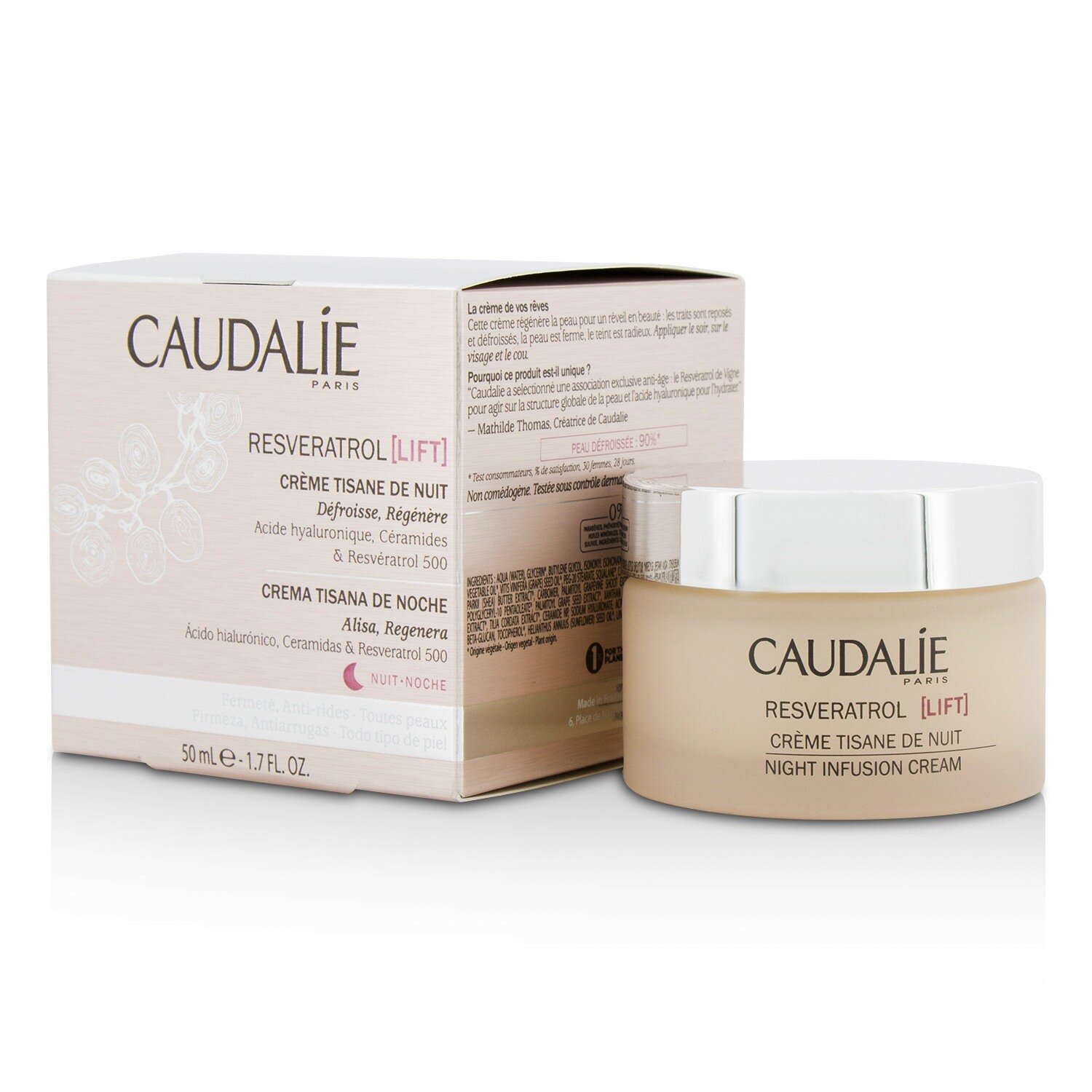 Caudalie Resveratrol Lift Night Infusion Cream 50ml/1.7oz