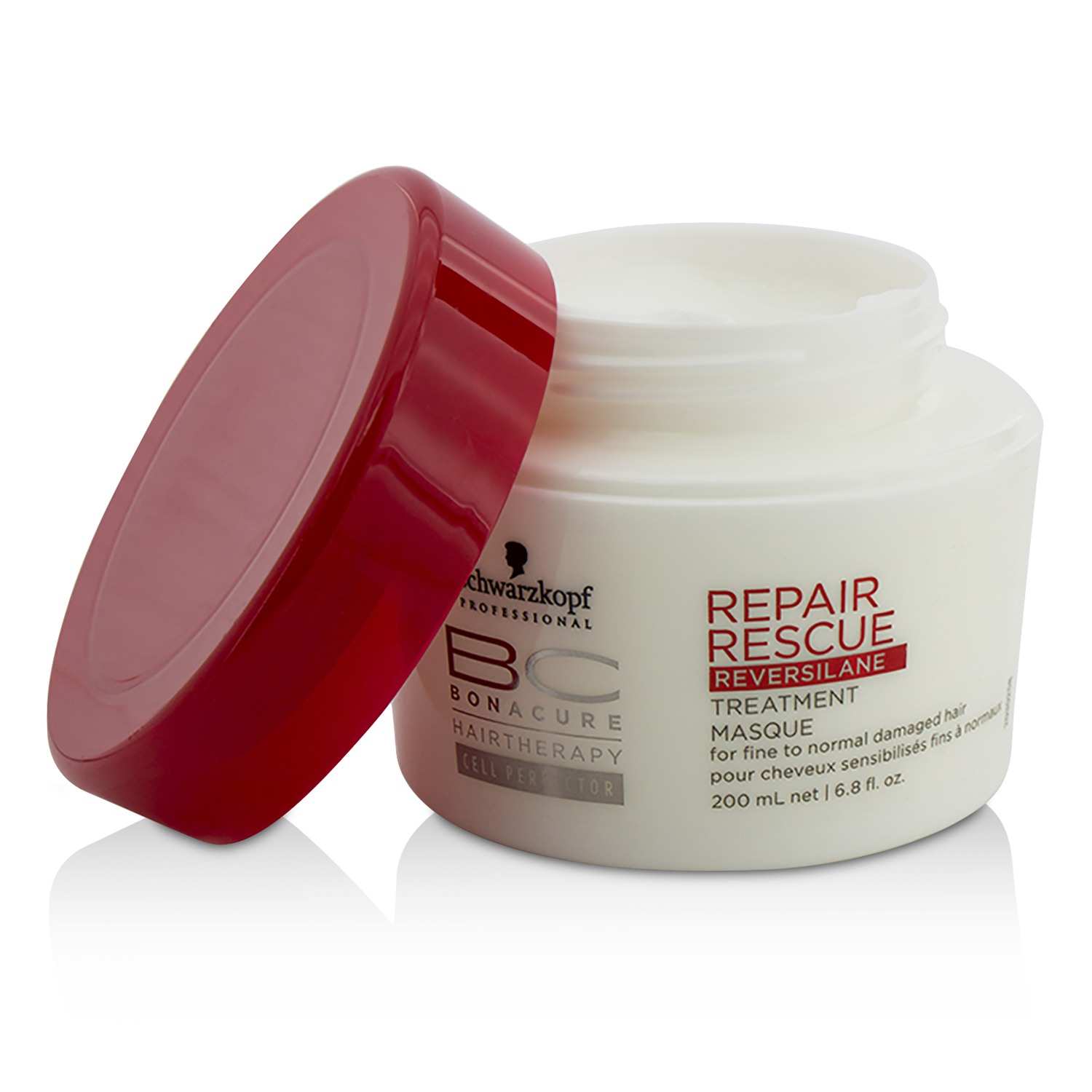 Schwarzkopf BC Repair Rescue Reversilane Treatment Masque (For Fine to Normal Damaged Hair) 200ml/6.8oz