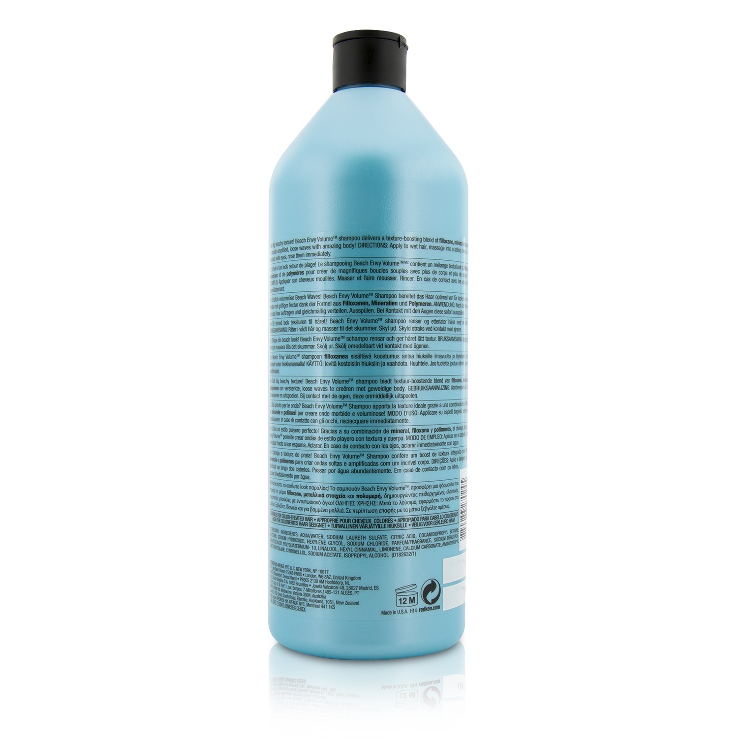 レッドケン Redken ビーチエンヴィボリューム テクスチャライジングシャンプー (ビッグビーチテクスチャー) 1000ml/33.8oz