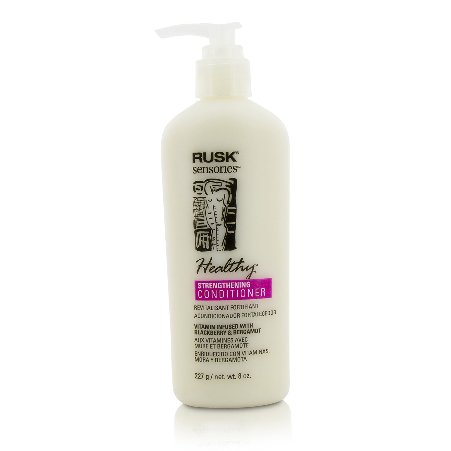 ラスク Rusk Sensories Healthy Blackberry & Bergamot Strengthening Conditioner (New Packaging) 227g/8oz