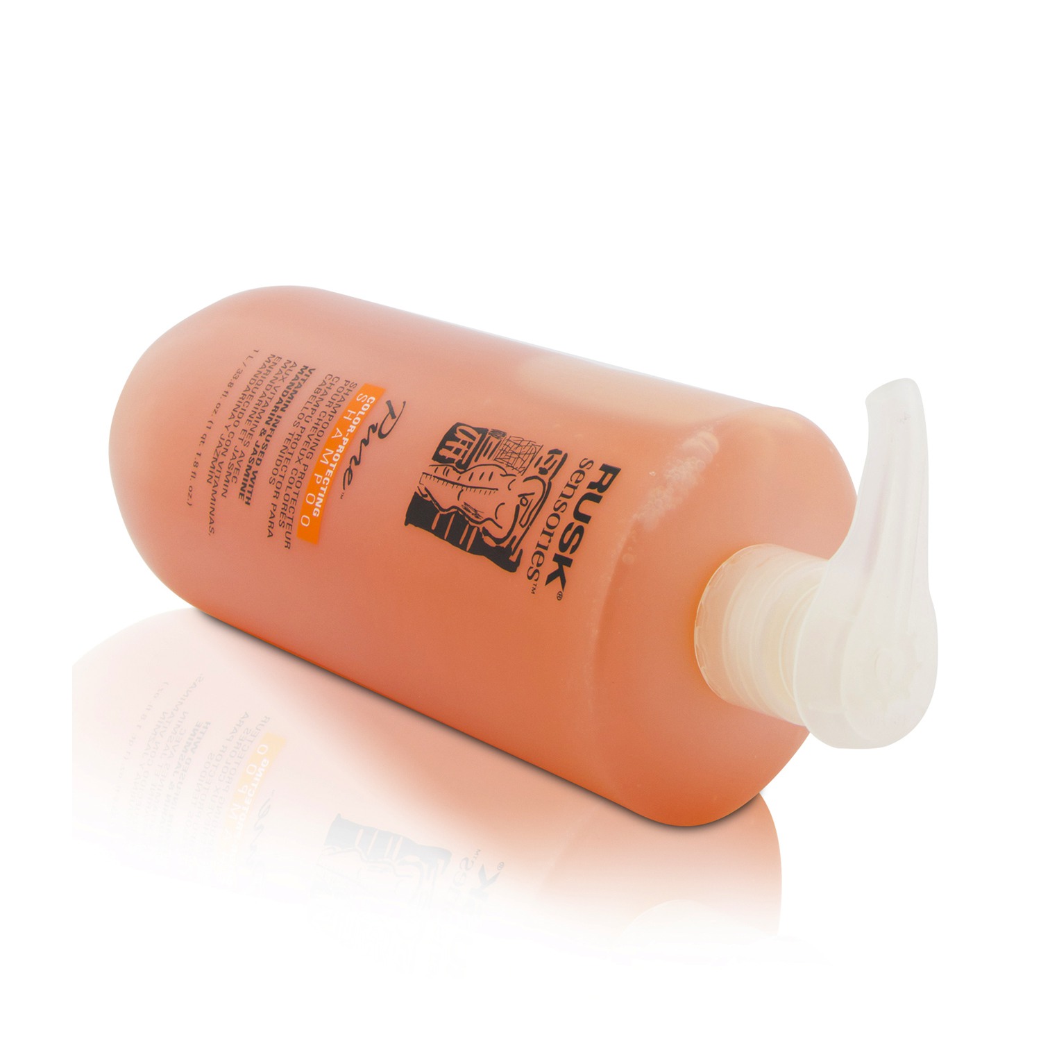 러스크 Rusk Sensories Pure Color-Protecting Shampoo (Vitamin Infused with Mandarin & Jasmine) 1000ml/33.8oz