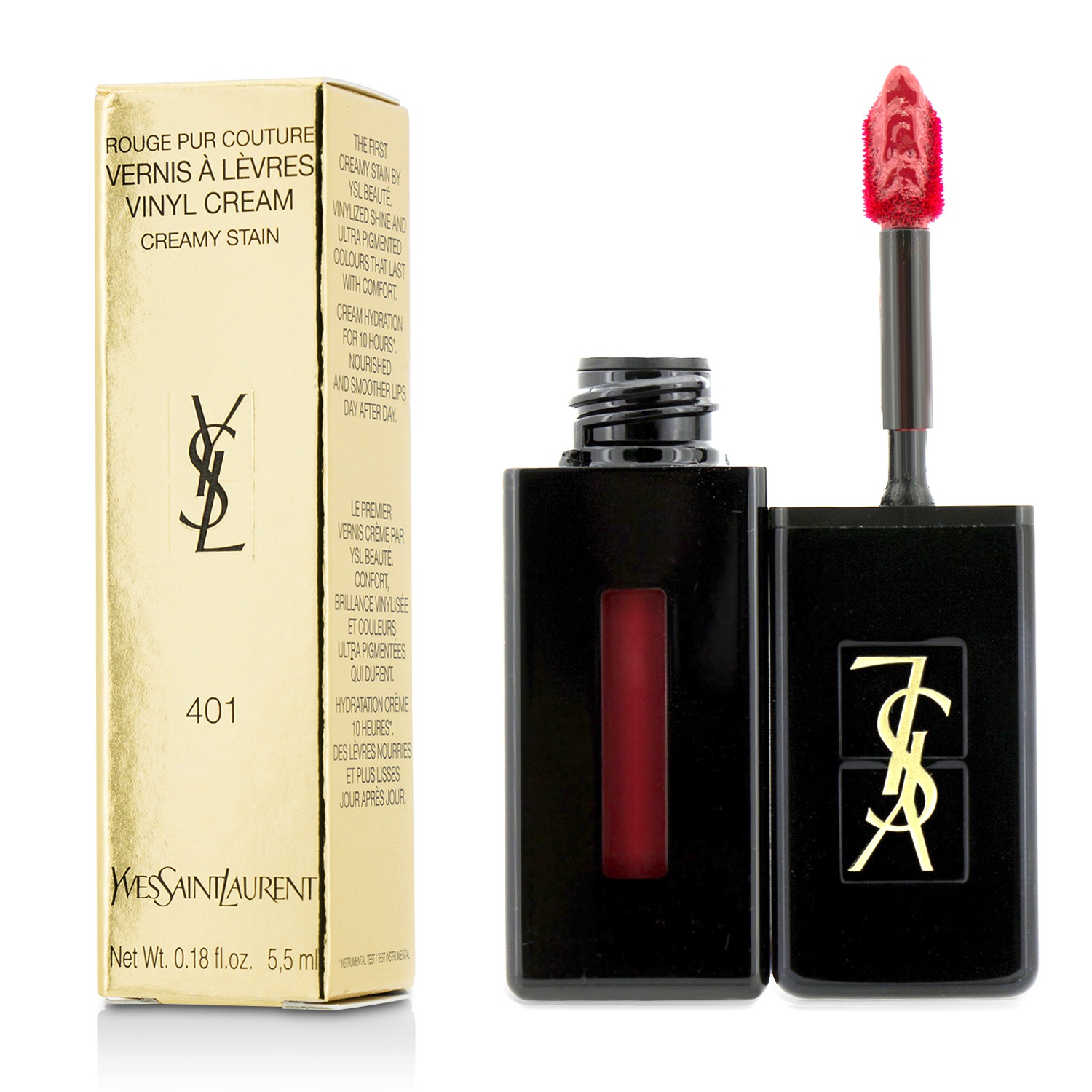 Yves Saint Laurent Rouge Pur Couture Vernis A Levres Vinyl Cream krémová rtěnka 5.5ml/0.18oz