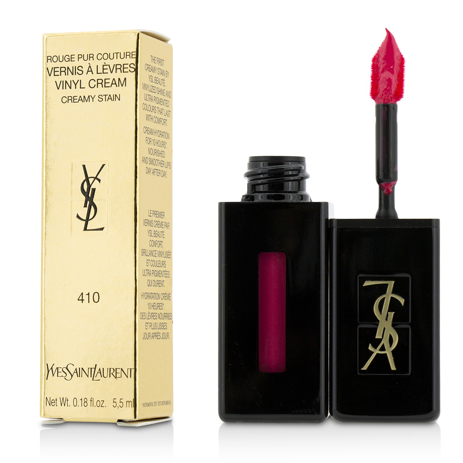 Yves Saint Laurent Rouge Pur Couture Vernis A Levres Vinyl Cream Creamy Stain 5.5ml/0.18oz