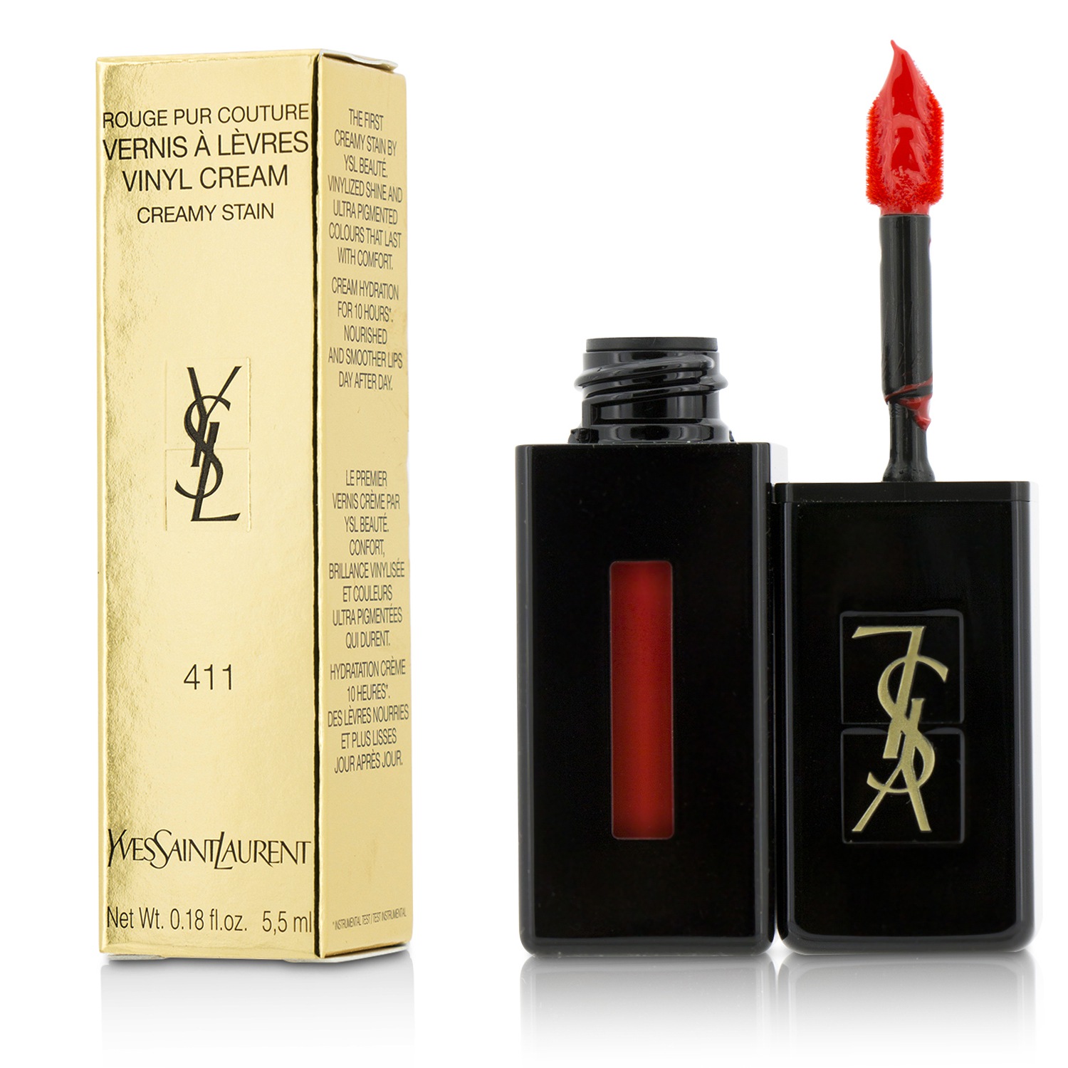 Yves Saint Laurent Rouge Pur Couture Vernis A Levres Vinyl Cream krémová rtěnka 5.5ml/0.18oz