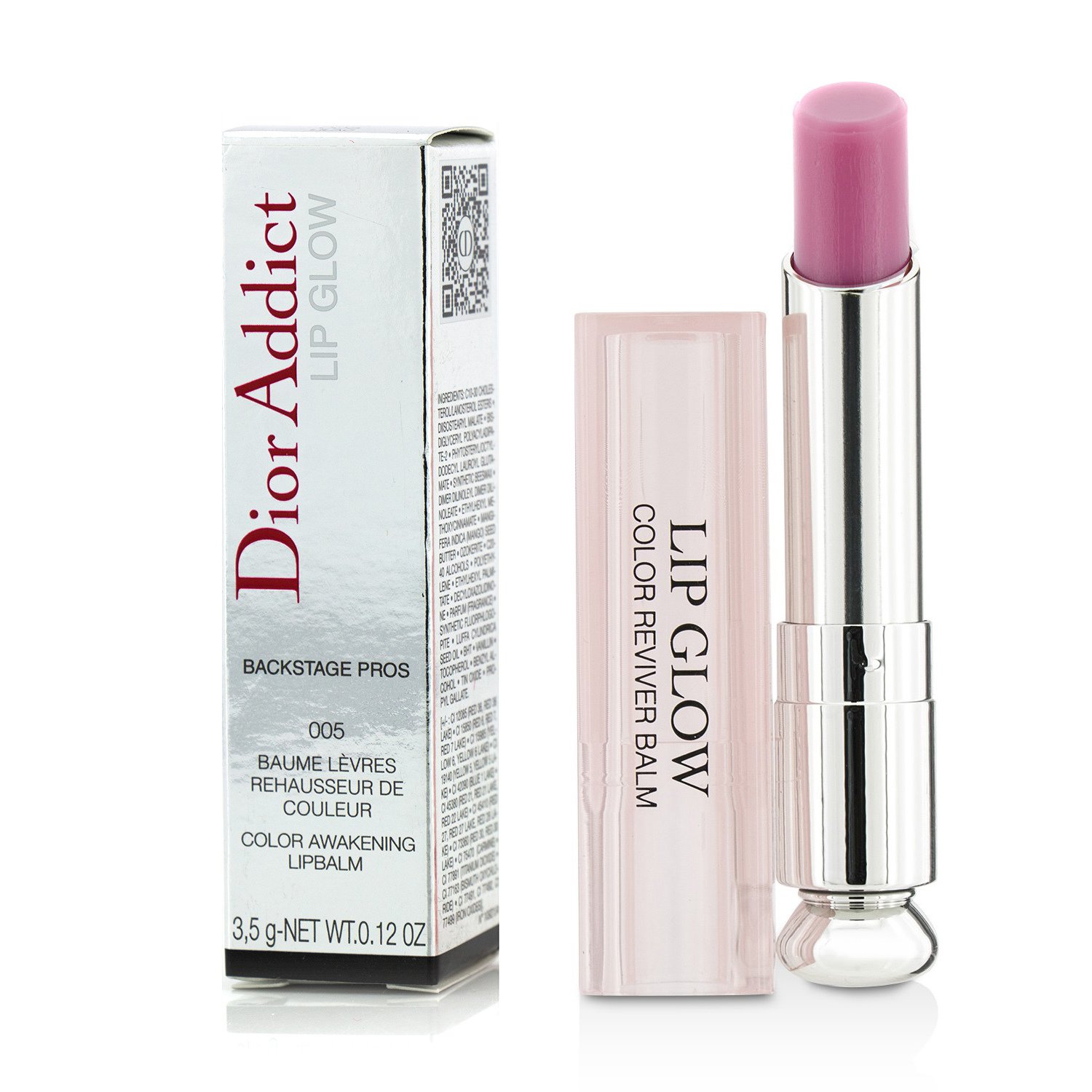 Christian Dior Dior Addict Lip Glow Color Awakening 005 Lilac 3.5g 0.12oz Strawberrynet AZRU