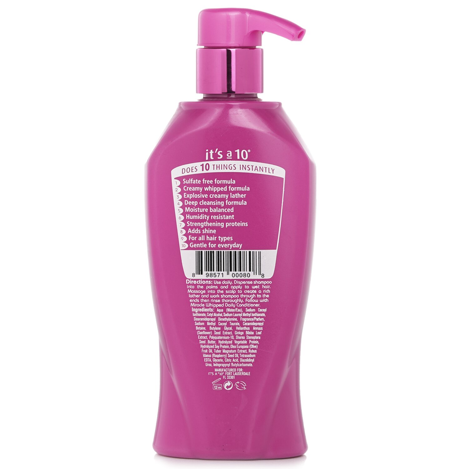 It's A 10 Miracle Whipped Shampoo 295.7ml/10oz