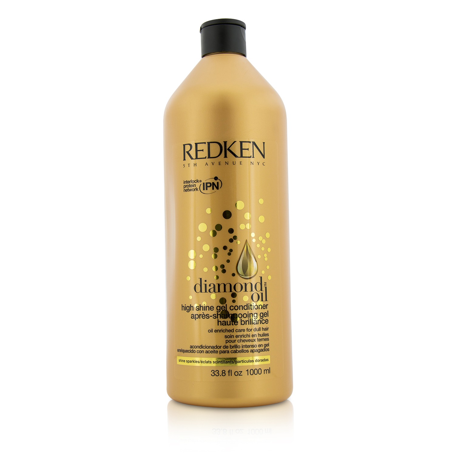 Redken Diamond Oil High Shine Gel Conditioner (For Dull Hair) 1000ml/33.8oz