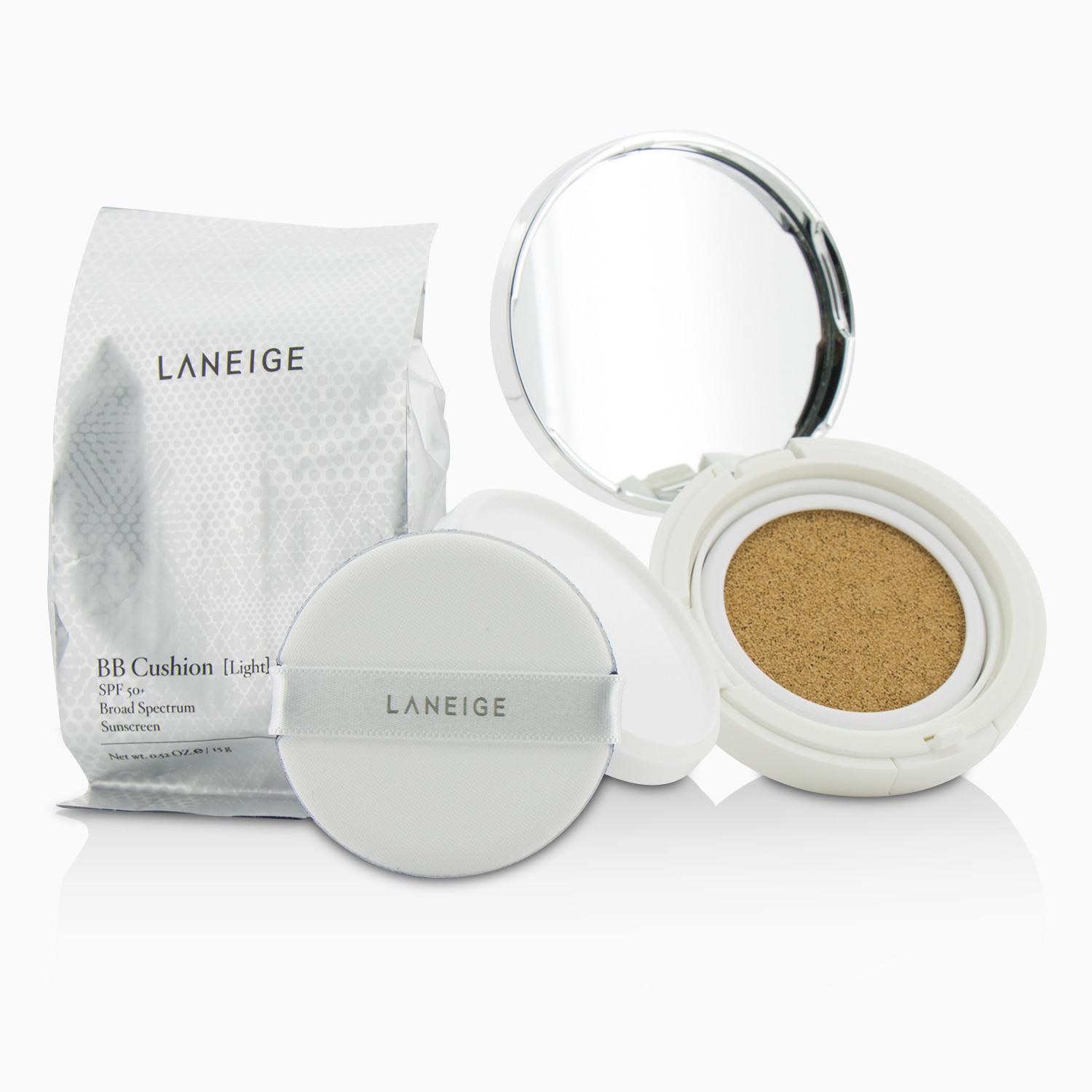 Laneige BB Cushion Foundation SPF 50 With Extra Refill 2x15g/0.5oz