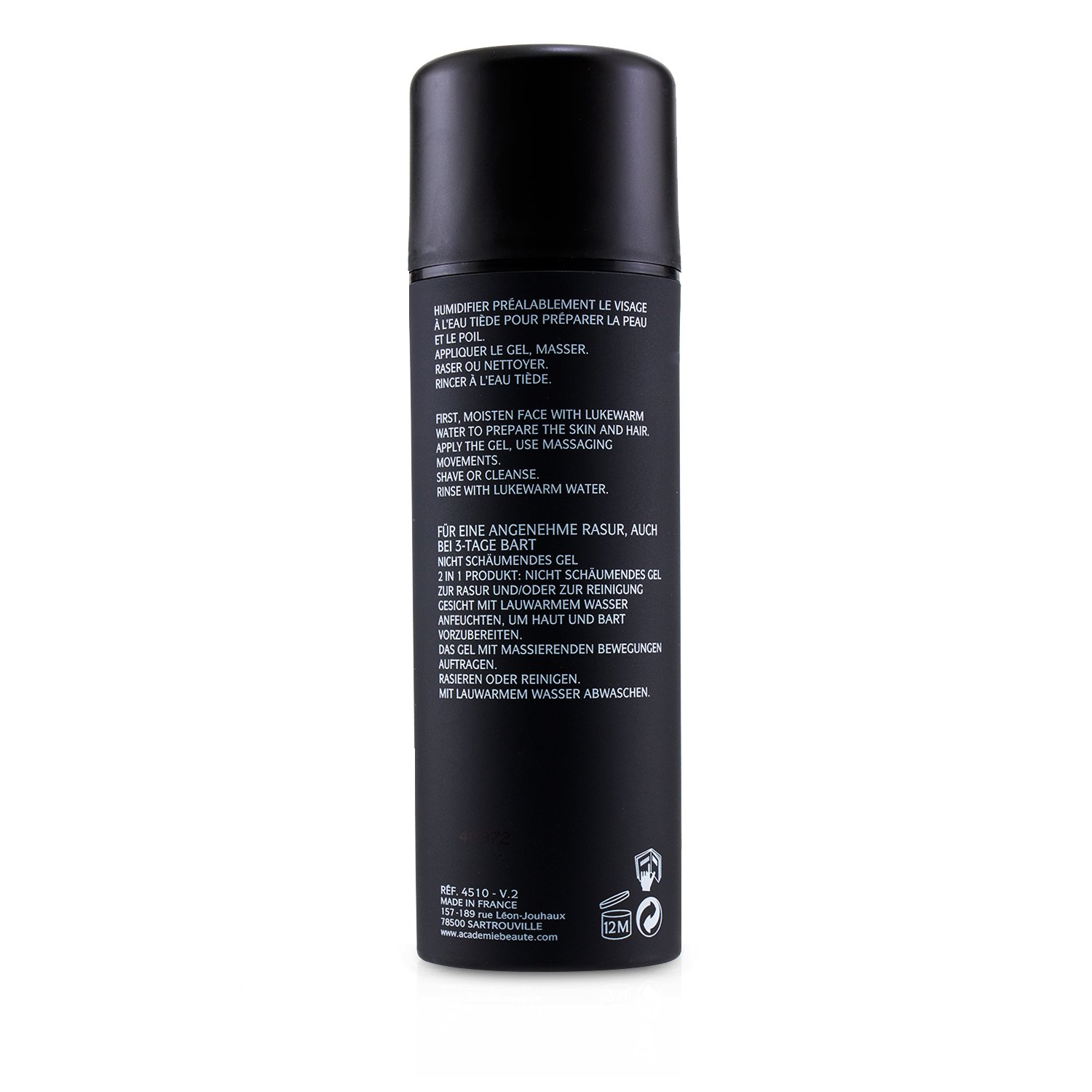 Academie Men Gel Dung Dịch làm Sạch & Không Tạo Bọt 150ml/5oz