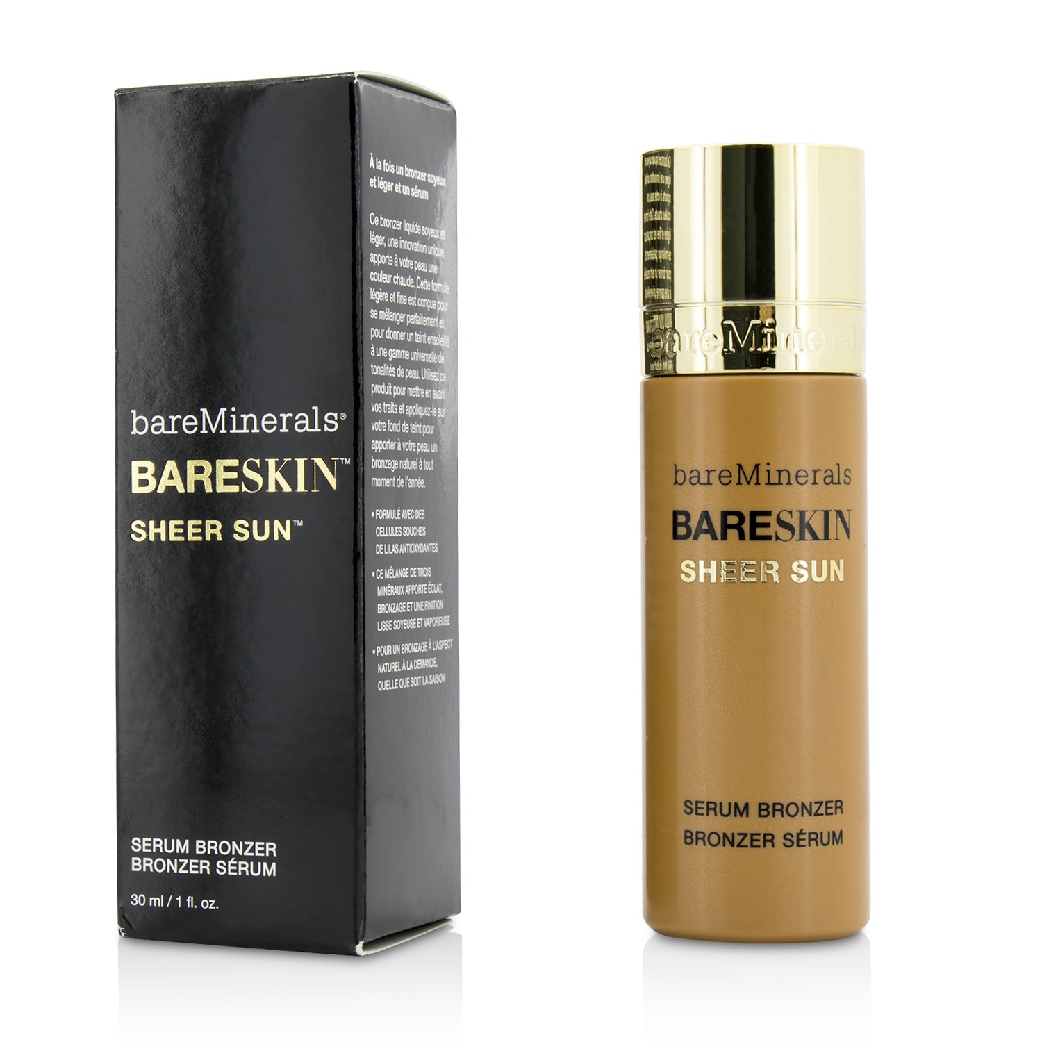 BareMinerals بودرة اسمرار سيرم شمسية شفافة 30ml/1oz