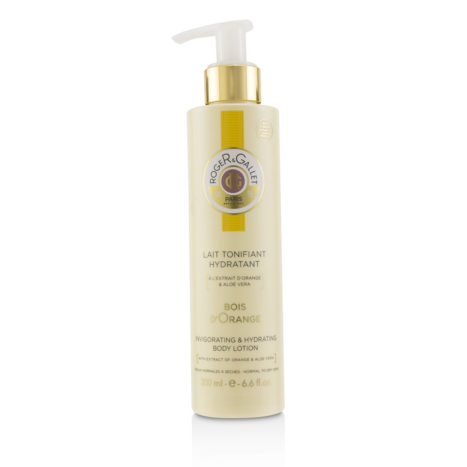 Roger & Gallet غسول مرطب ومميه للجسم Bois d' Orange ( مع مضخة ) 200ml/6.6oz