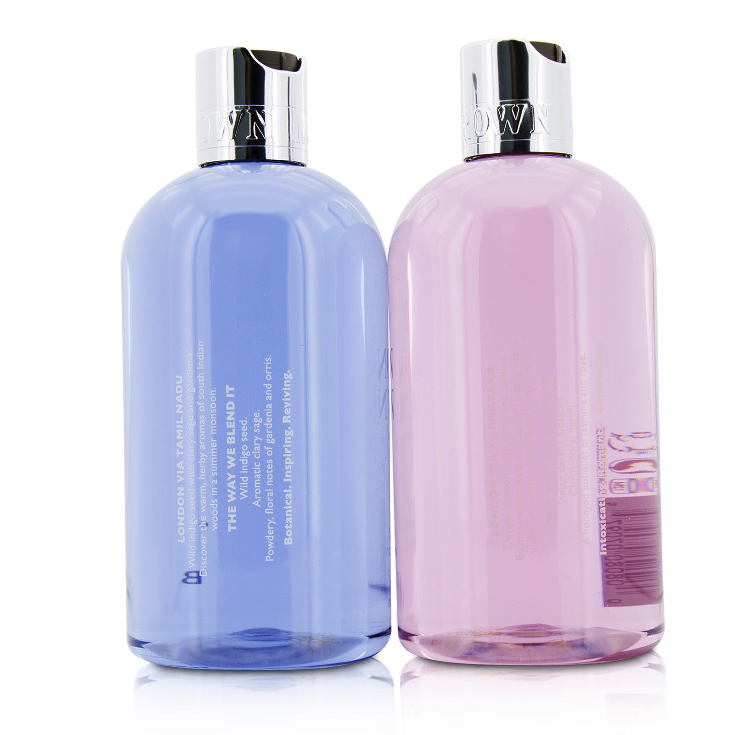 Molton Brown Body Wash Set: Inspiring Wild Indigo 300ml/10oz + Intoxicating Davana Blossom 300ml/10oz 2pcs