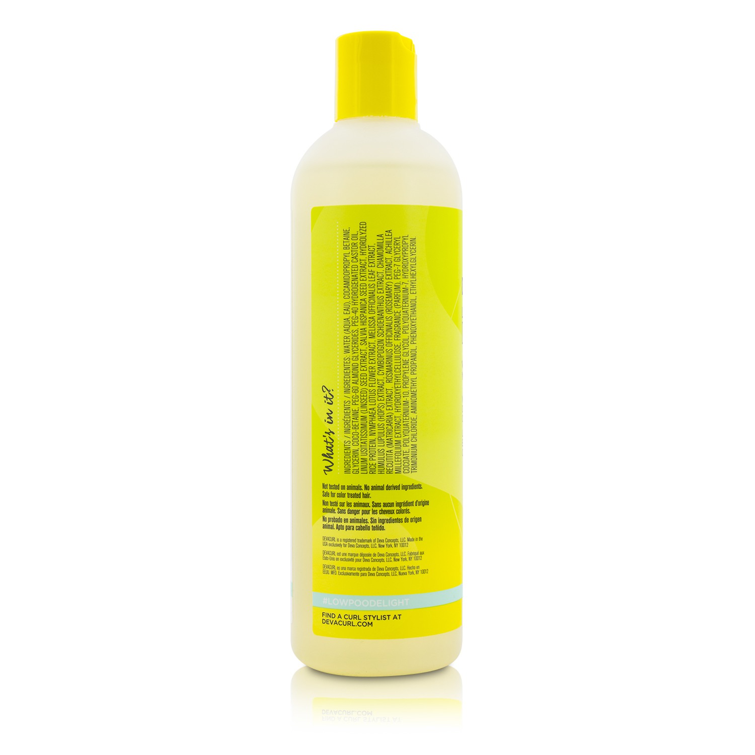 DevaCurl Low-Poo Delight (Weightless Waves Mild Lather Cleanser - for bølget hår) 355ml/12oz