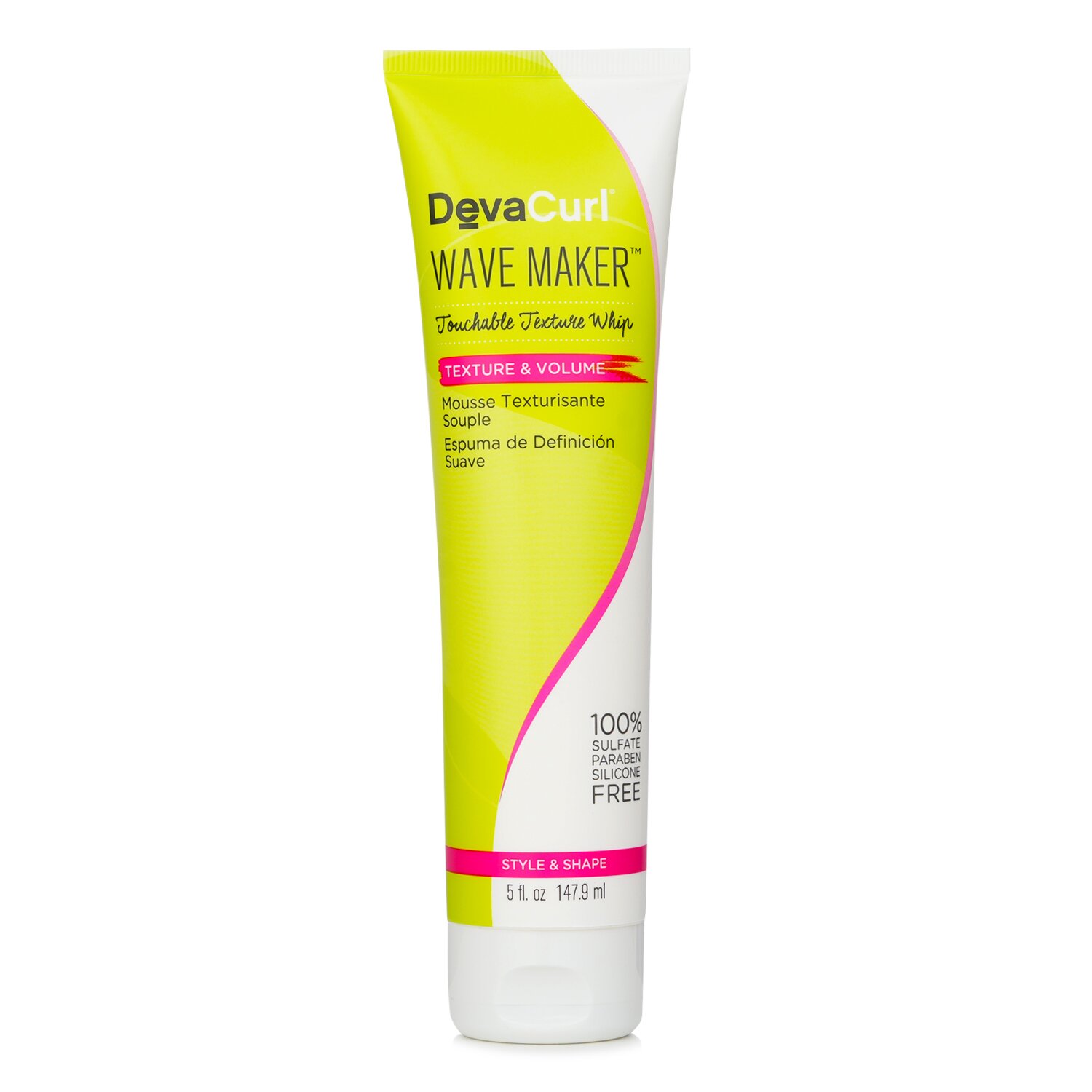 DevaCurl Dalğa Maker (Toxunula bilən Tekstura Qamçı - Tekstura və Həcm) 147.9ml/5oz