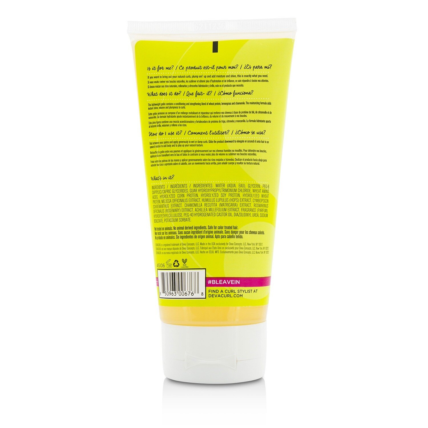 DevaCurl B'Leave-In (Miracle Curl Plumper - Texture & Volume) 177ml/6oz