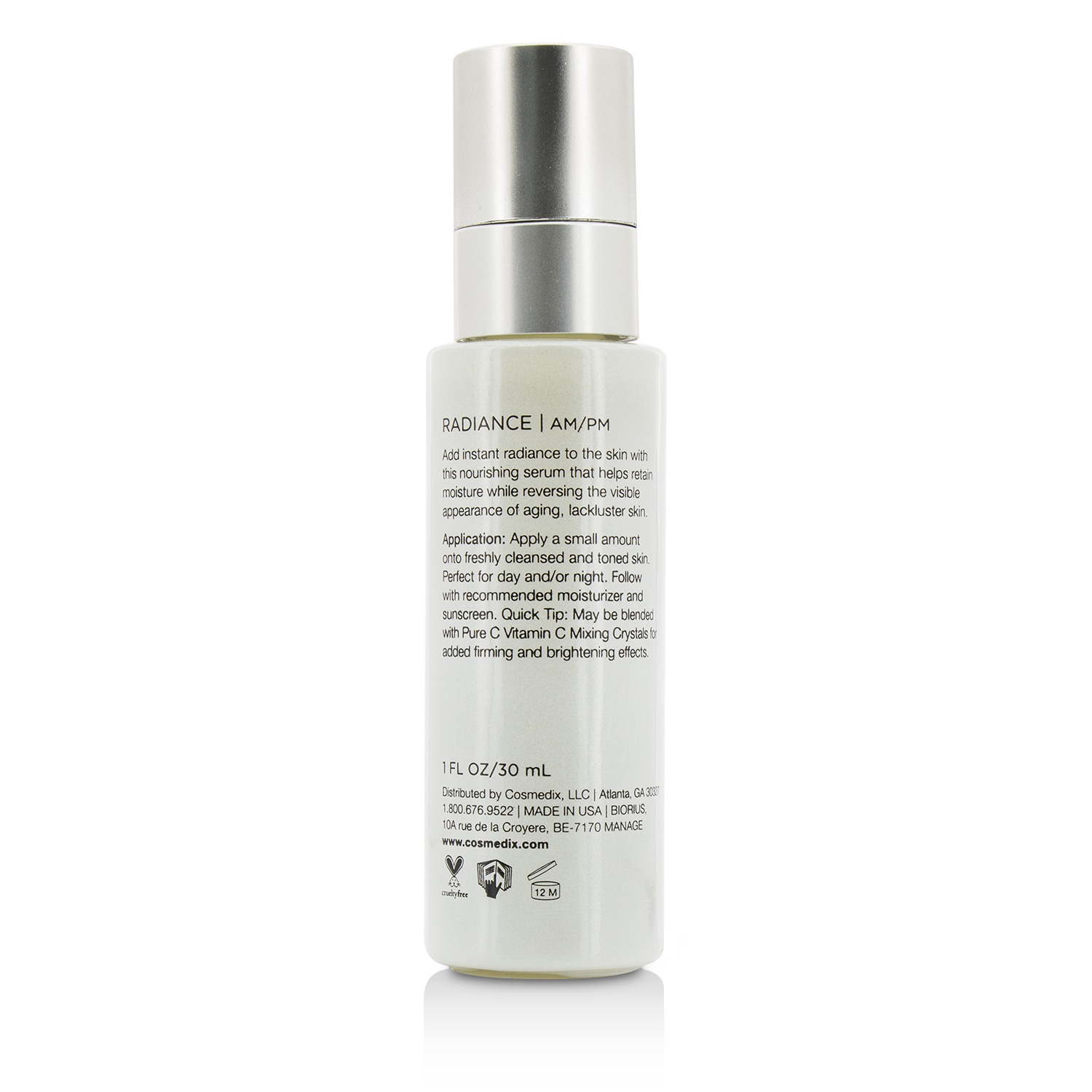 CosMedix Radiance Age Restorative Serum 30ml/1oz