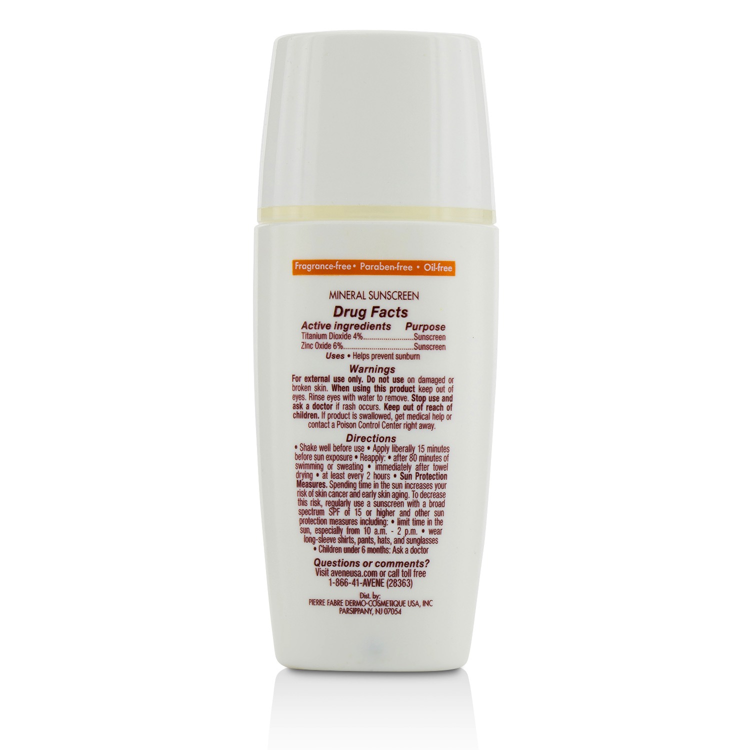 Avene Mineral Ultra-Light Hydrating Sunscreen Lotion SPF 50 For Face - For Sensitive Skin 50ml/1.7oz