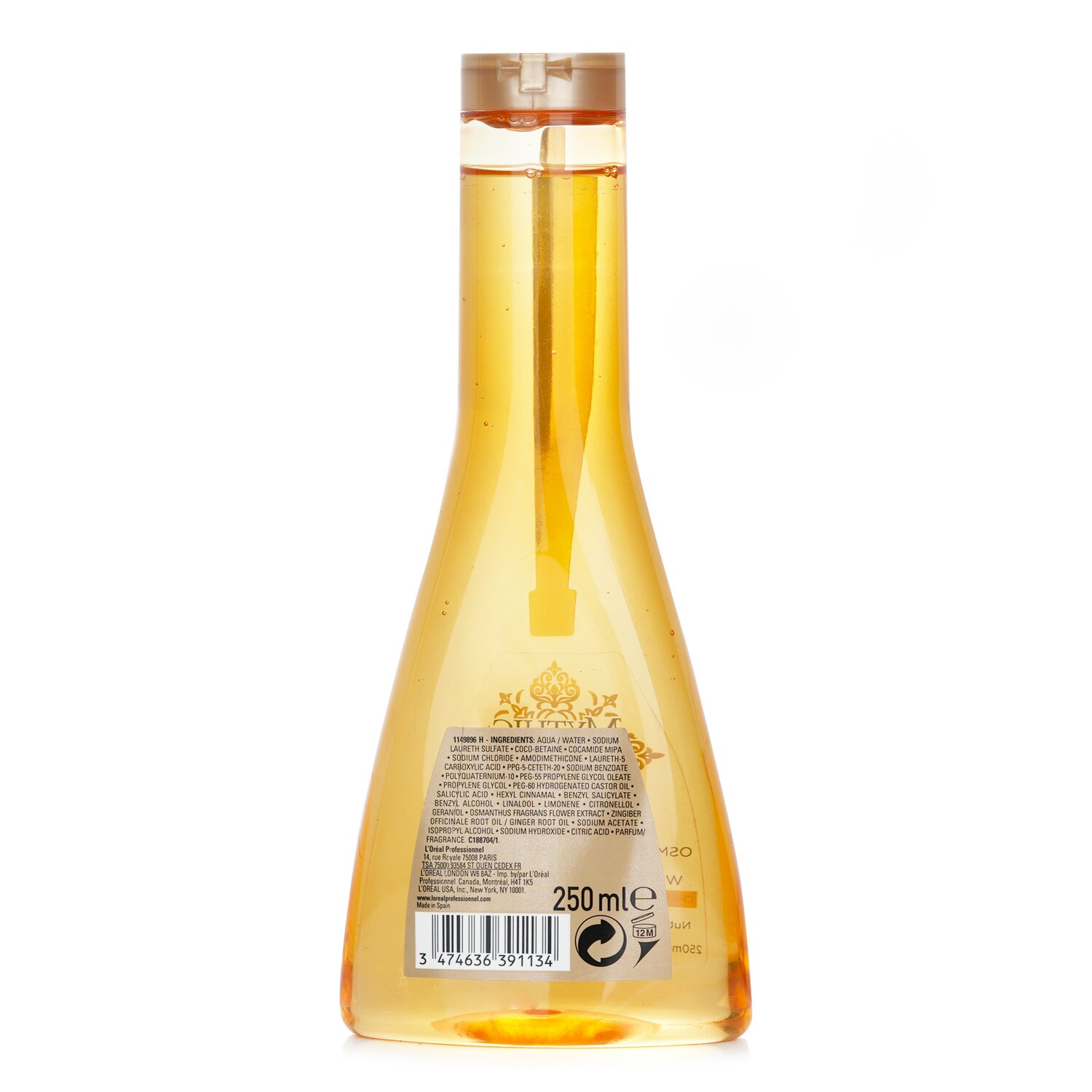 L'Oreal Professionnel Mythic Oil Shampoo with Osmanthus & Ginger Oil (Normal to Fine Hair) 250ml/8.5oz