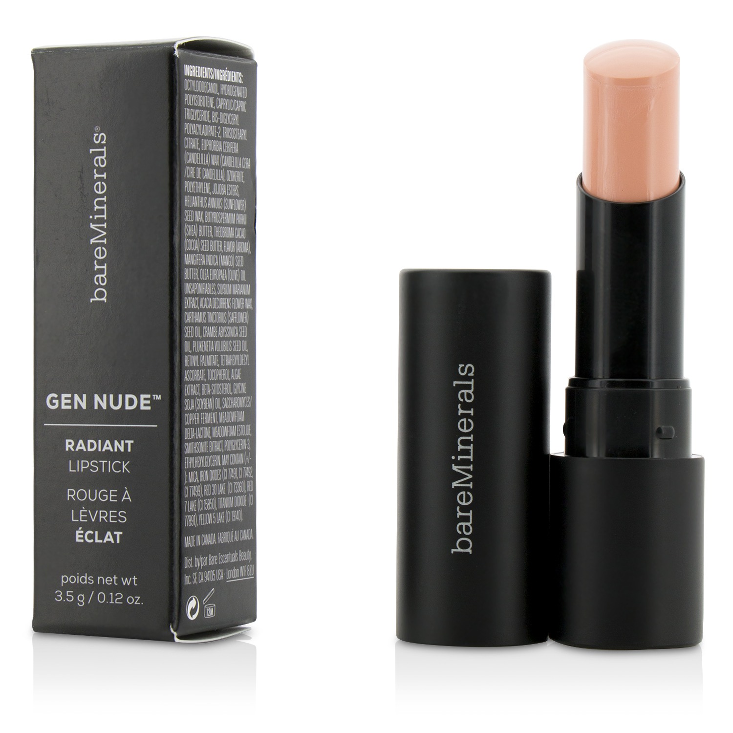 BareMinerals أحمر شفاه متألق Gen Nude 3.5g/0.12oz