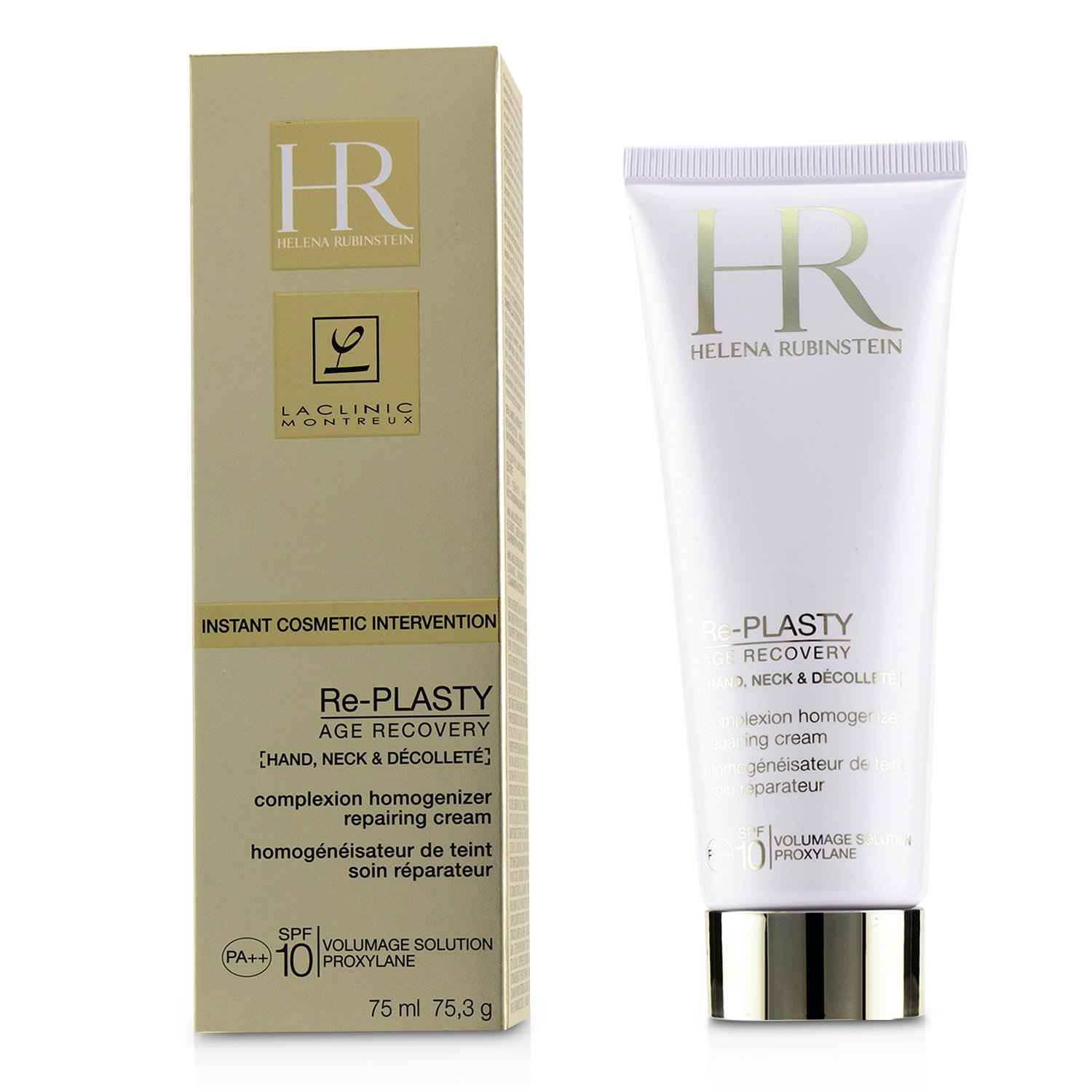 Helena Rubinstein Re-Plasty Age Recovery Complexion Homogenizer Repairing Cream SPF 10- For Hand, Neck & Decollete 75ml/2.65oz