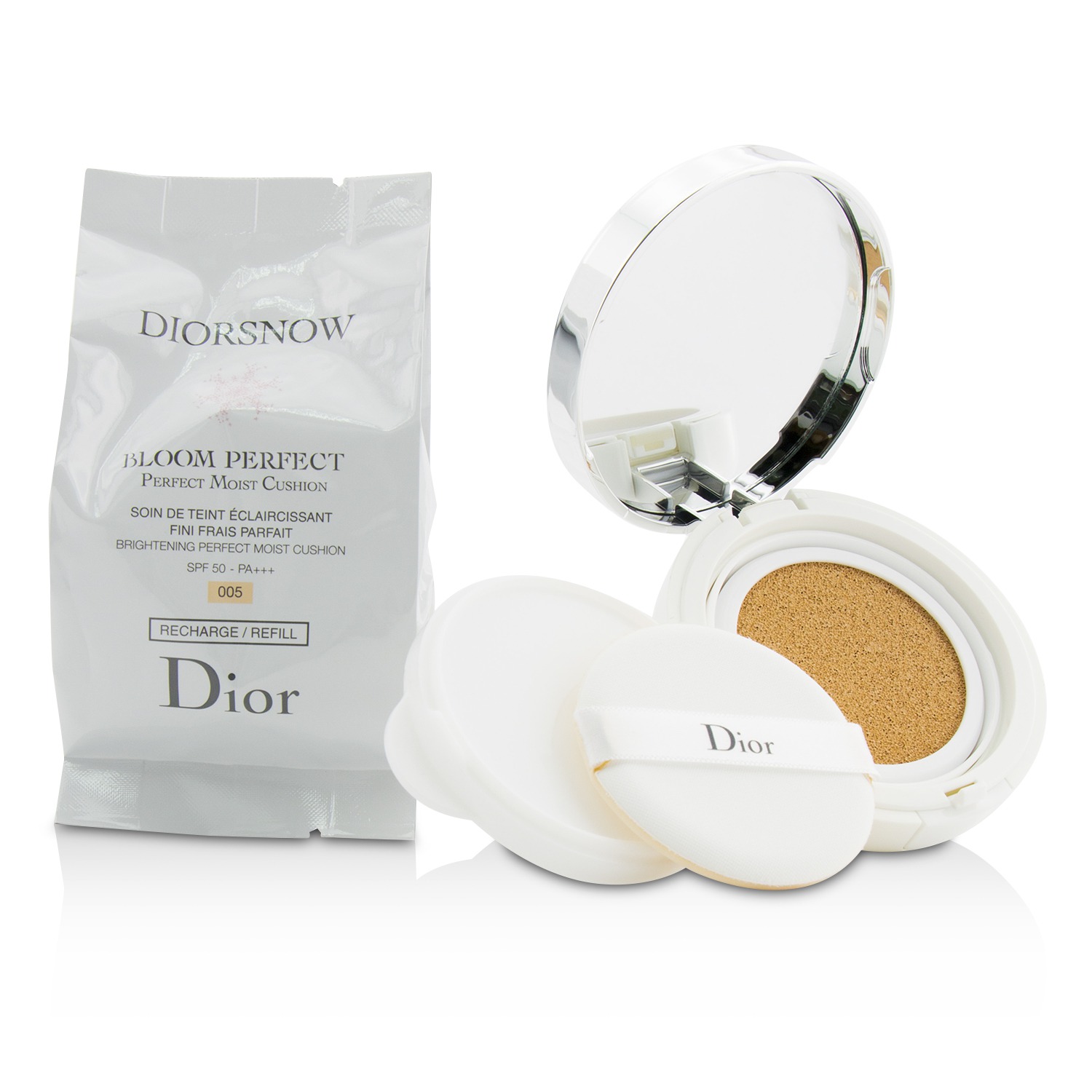 Christian Dior Bloom Perfect Brightening Perfect Moist Cushion SPF50 With Extra Refill 2x15g/0.5oz