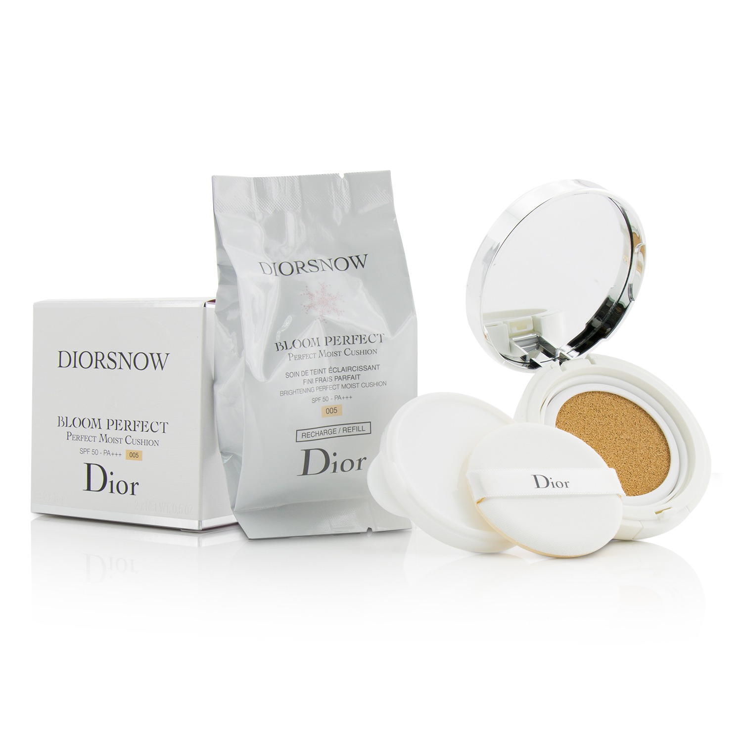 Christian Dior Bloom Perfect Brightening Perfect Moist Cushion SPF50 With Extra Refill 2x15g/0.5oz