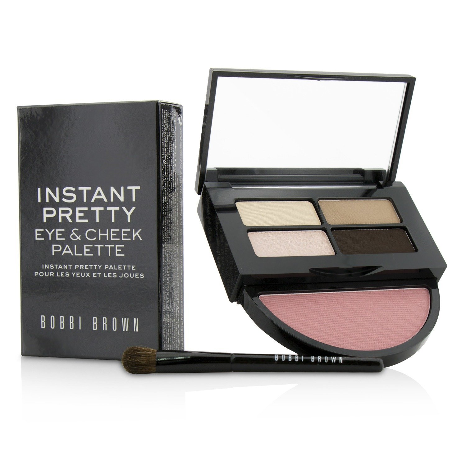 Bobbi Brown 芭比波朗 瞬間亮顏眼頰彩盤 Instant Pretty Eye & Cheek Palette (3x 眼影, 1x 金屬光燦眼影, 1x 腮紅, 1x 迷你眼影刷) Picture Color