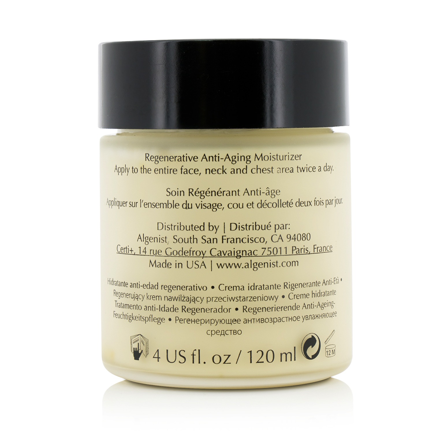 Algenist Regenerative Anti-Aging Moisturizer 120ml/4oz