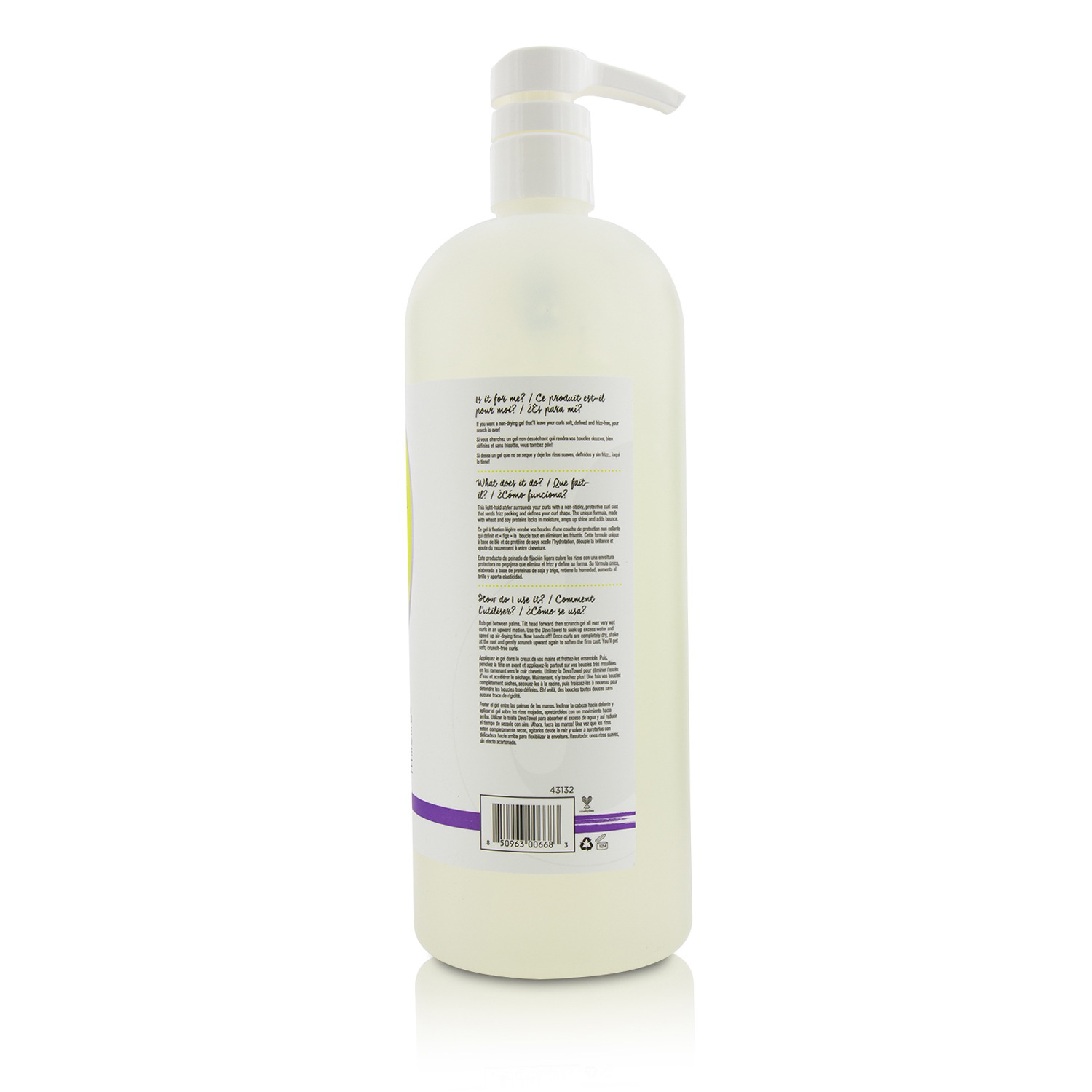 DevaCurl Light Defining Gel (Soft Hold No-Crunch Styler - Define & Control) 946ml/32oz