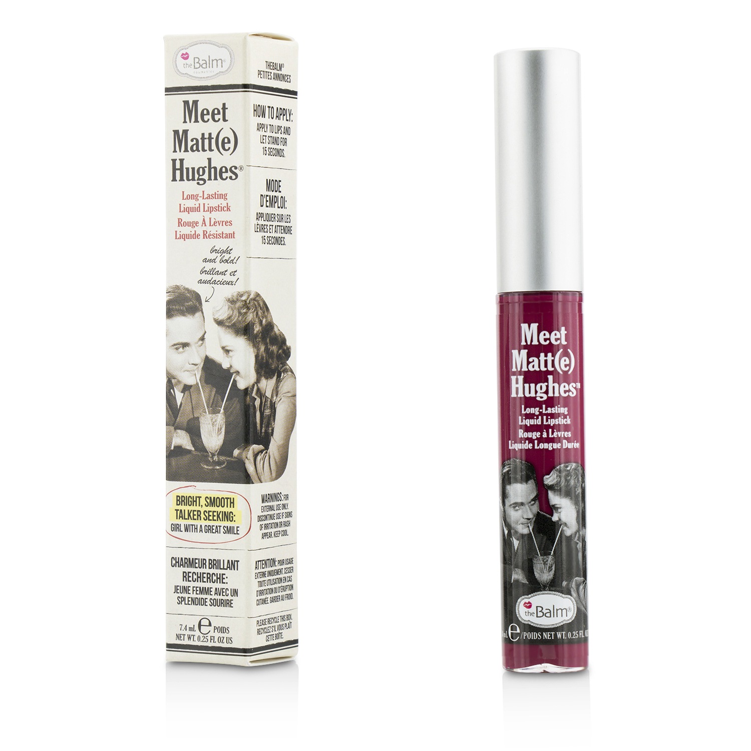 TheBalm Meet Matte Hughes Long Lasting Liquid Lipstick 7.4ml/0.25oz