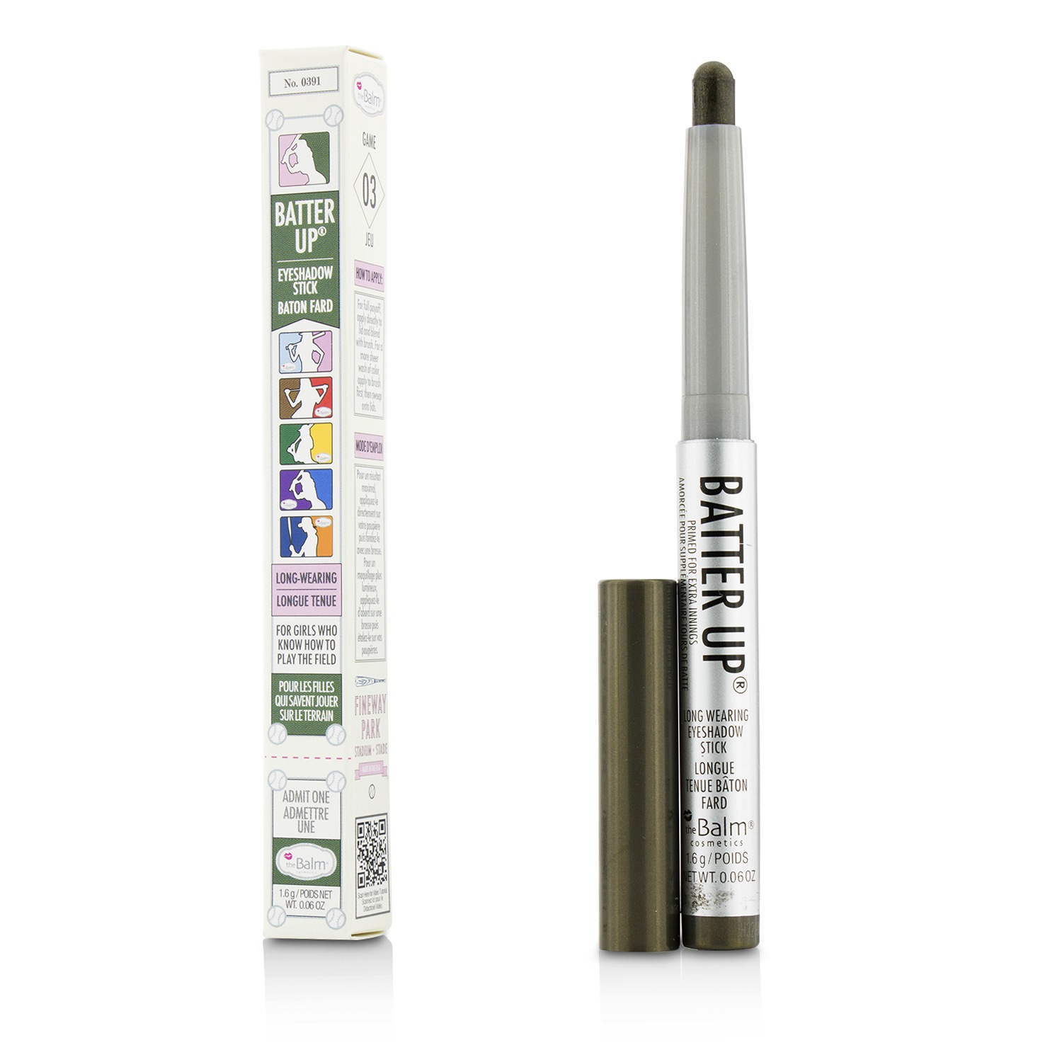 TheBalm Batter Up Eyeshadow Stick 1.6g/0.06oz