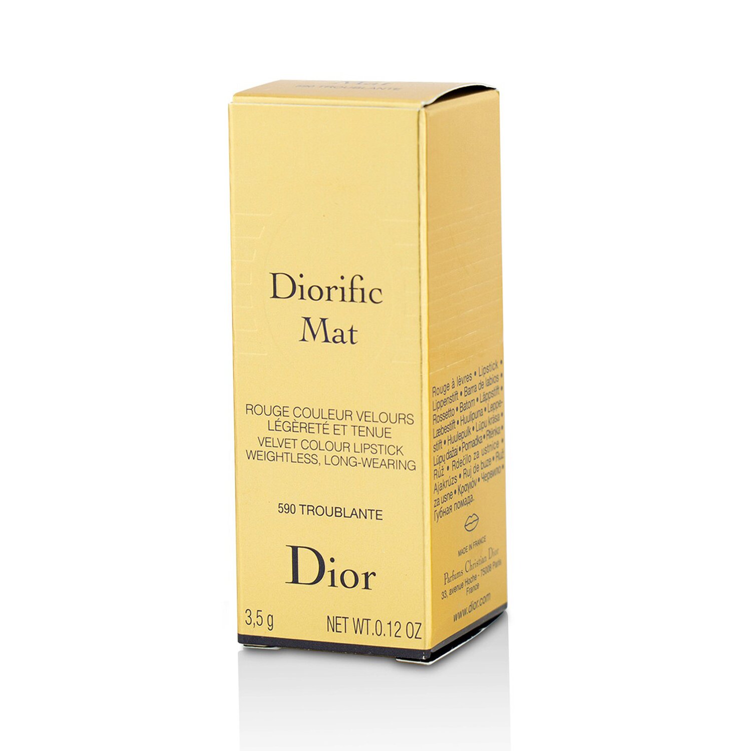 Diorific mat velvet colour lipstick hotsell