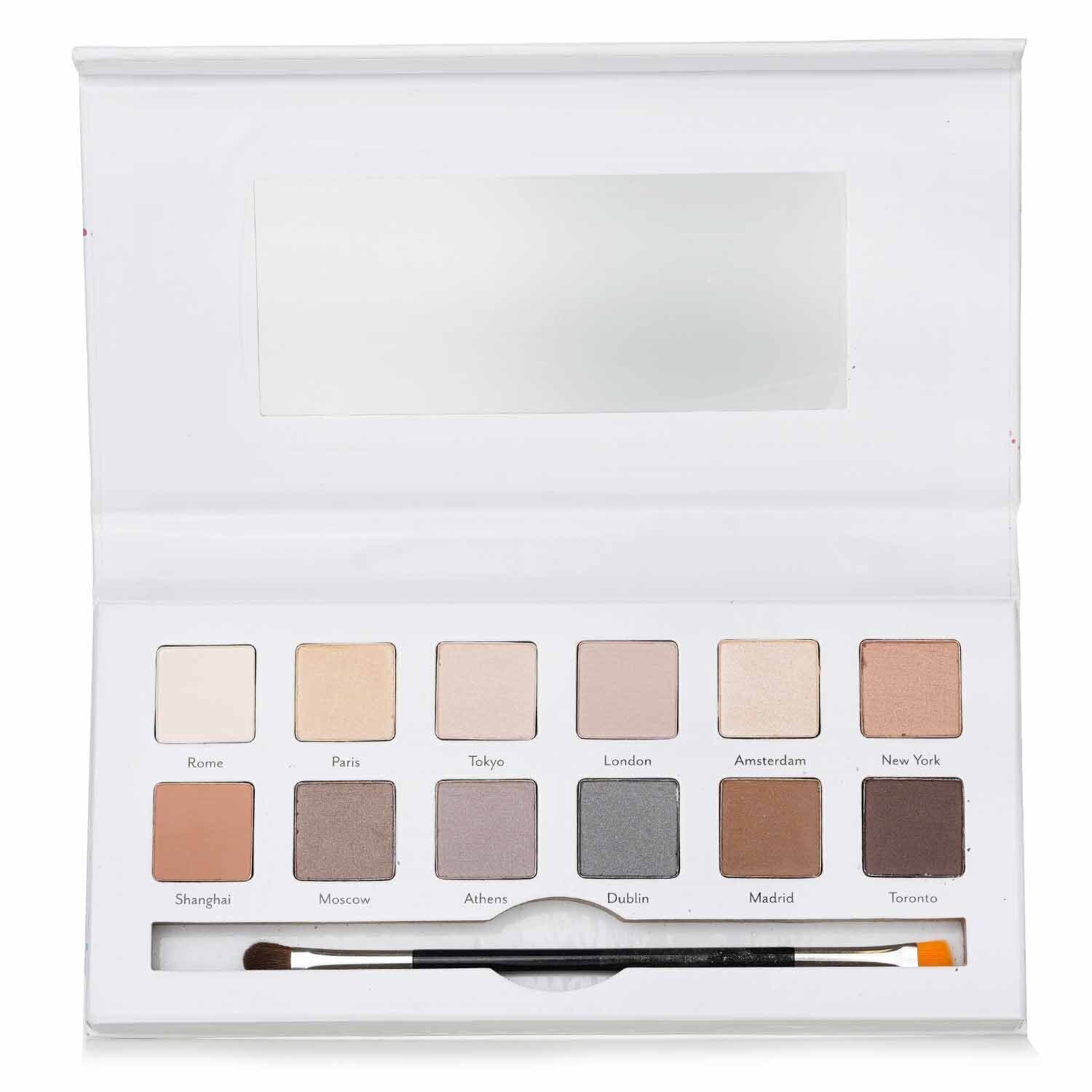 Cargo Around the World Eye Shadow Palette (12x ստվերաներկ, 1x ստվերային վրձին) 12x0.8g/0.03oz