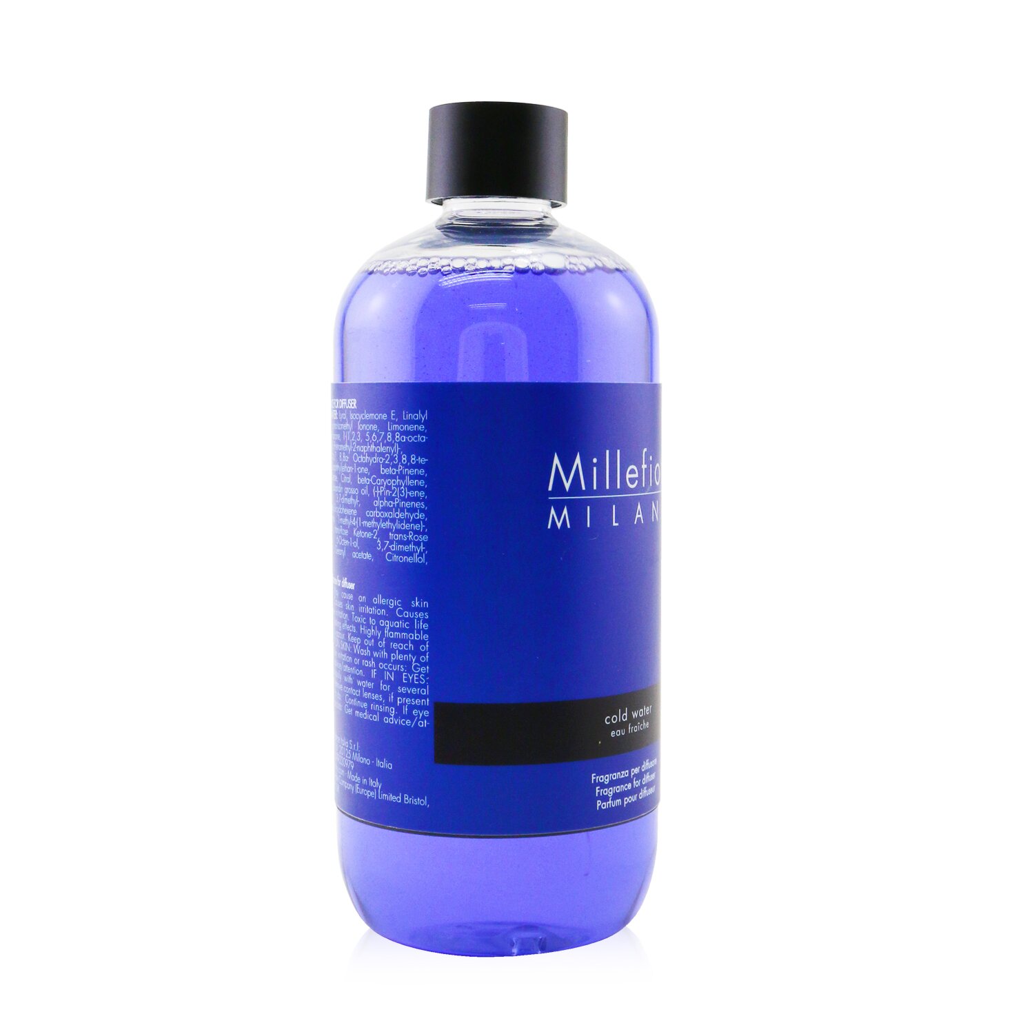 Millefiori Natural Fragrance Diffuser Refill - Cold Water 500ml/16.9oz