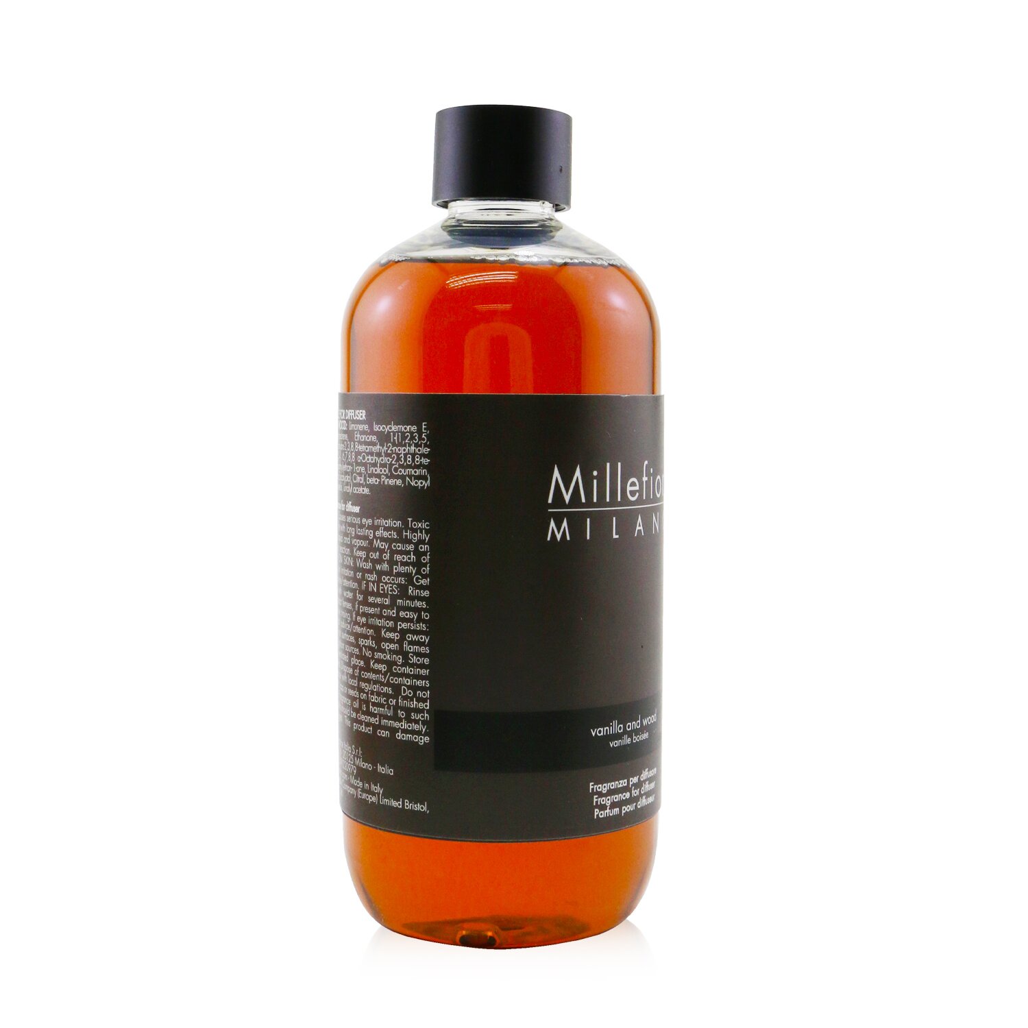 Millefiori Natural Fragrance Diffuser Refill - Vanilla & Wood 500ml/16.9oz