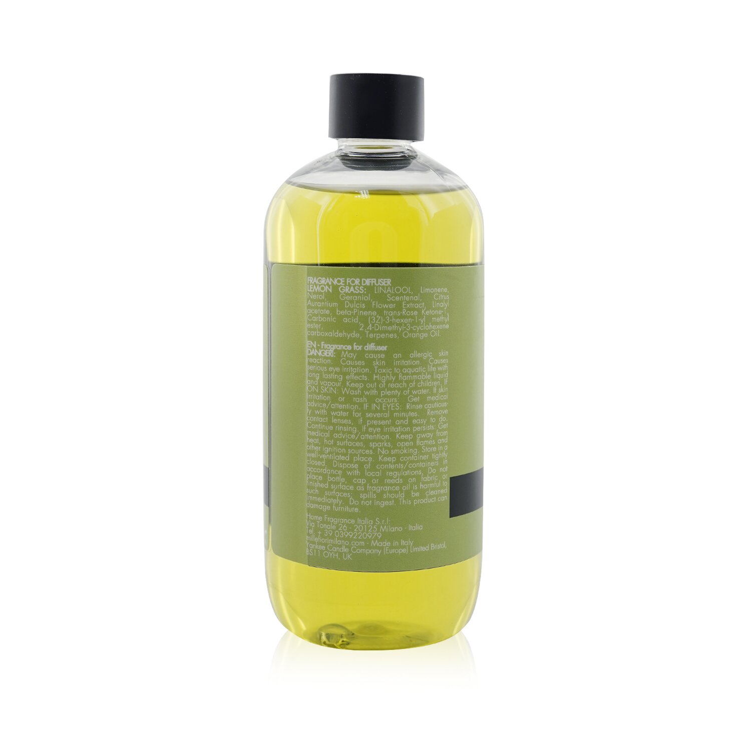 Millefiori Natural Ароматический Диффузор Запасной Блок - Lemon Grass 500ml/16.9oz