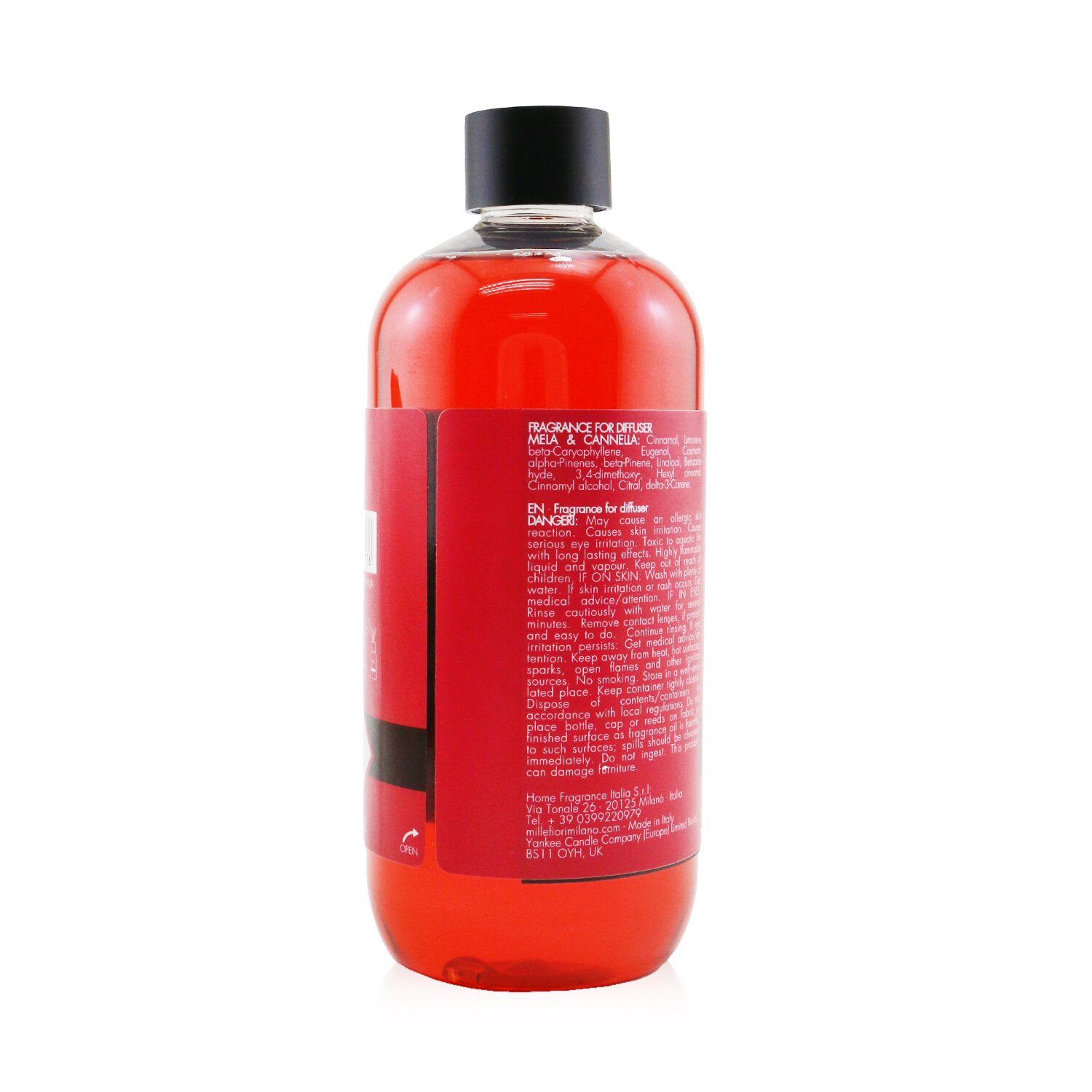 ミッレフィオーリ Millefiori ナチュラル フレグランスディフューザー リフィル - Mela & Cannella 500ml/16.9oz