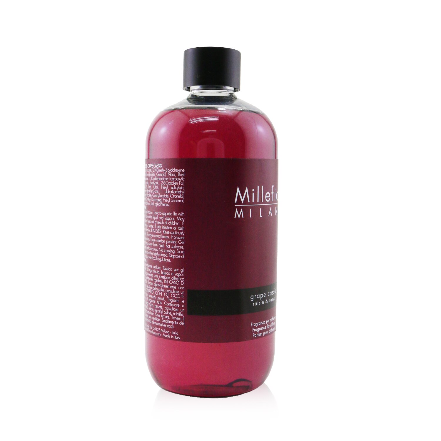 Millefiori Natural Fragrance Diffuser Refill - Grape Cassis 500ml/16.9oz